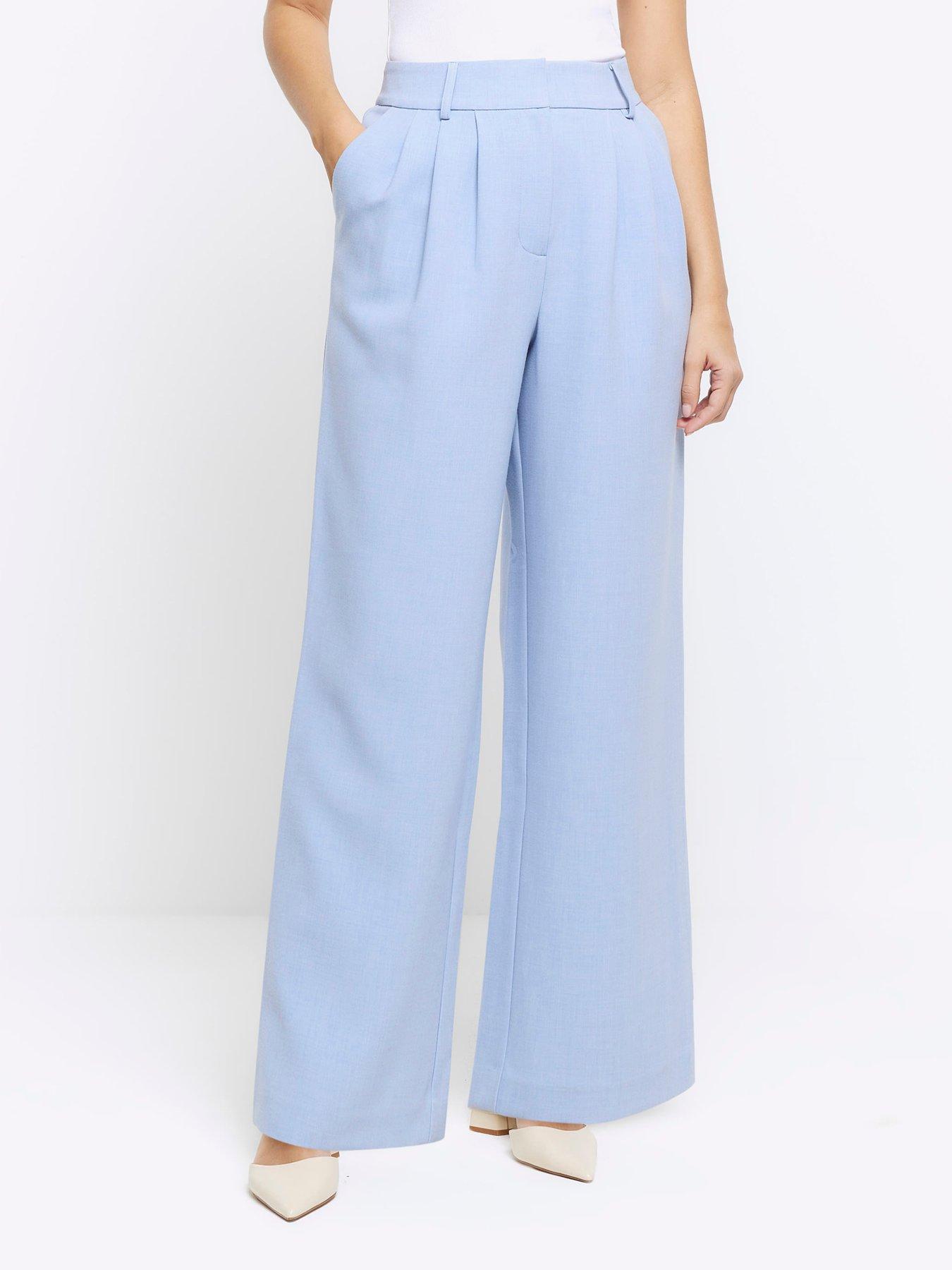 river-island-pleat-wide-leg-trouser-light-blue