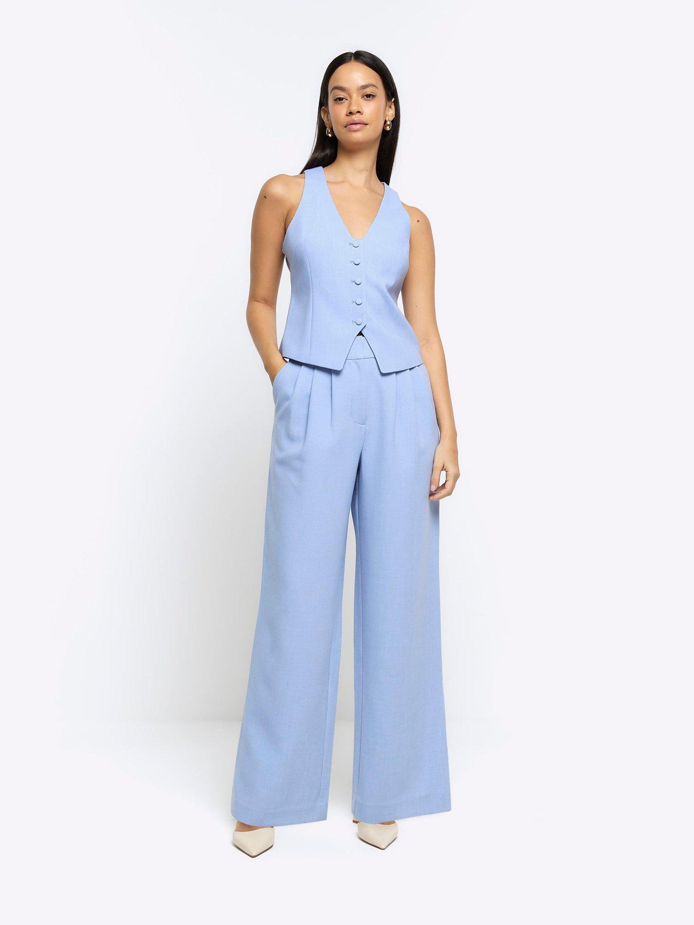 river-island-pleat-wide-leg-trouser-light-blueoutfit