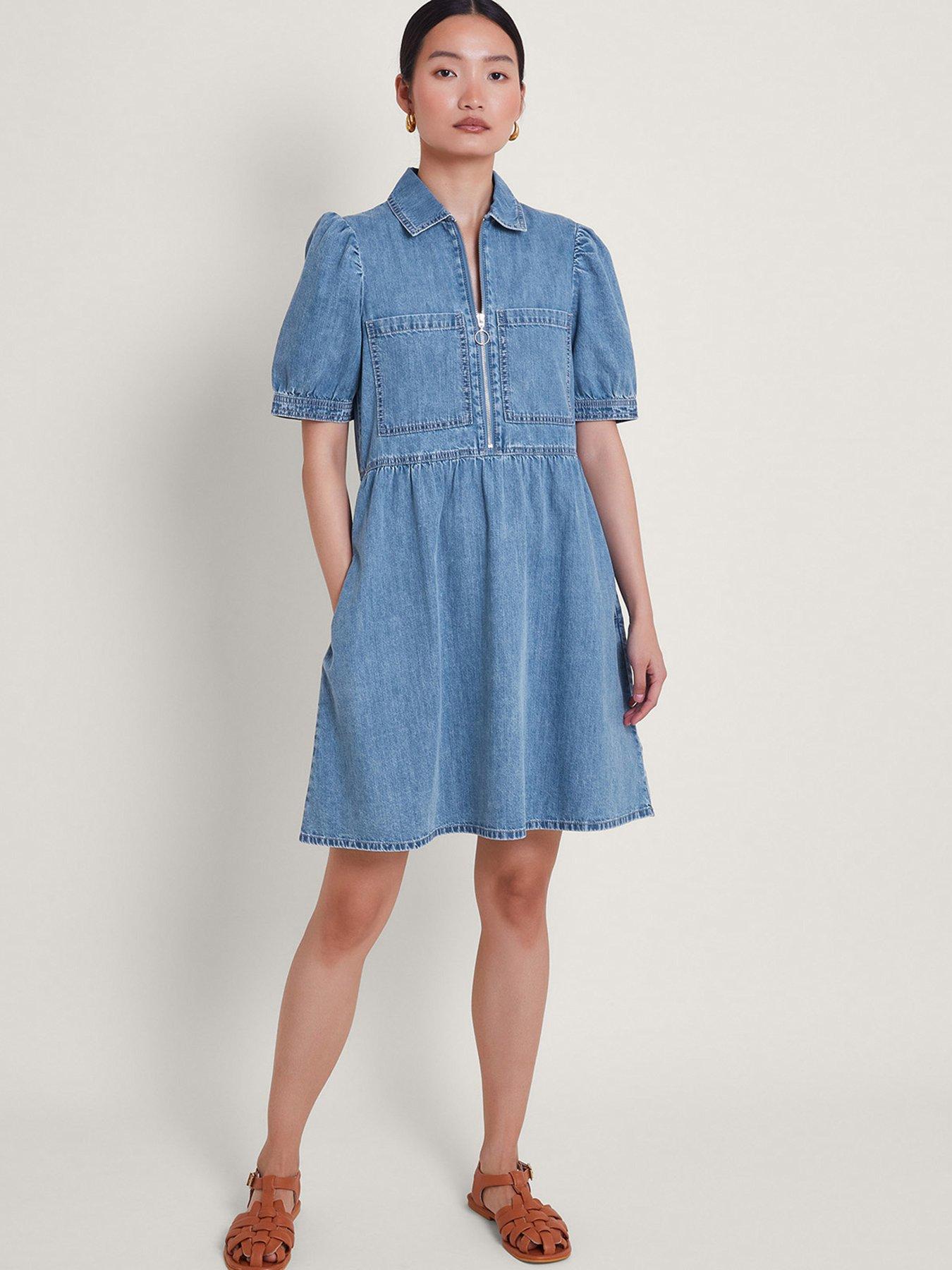 monsoon-adeena-short-dress-blue