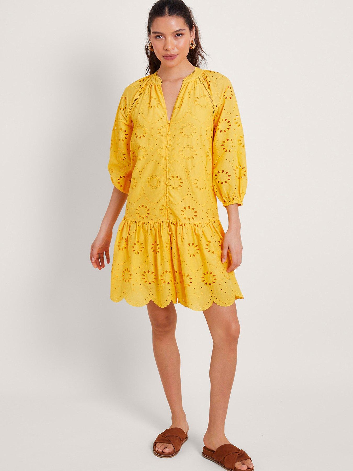 monsoon-tilly-broderie-dress-yellow