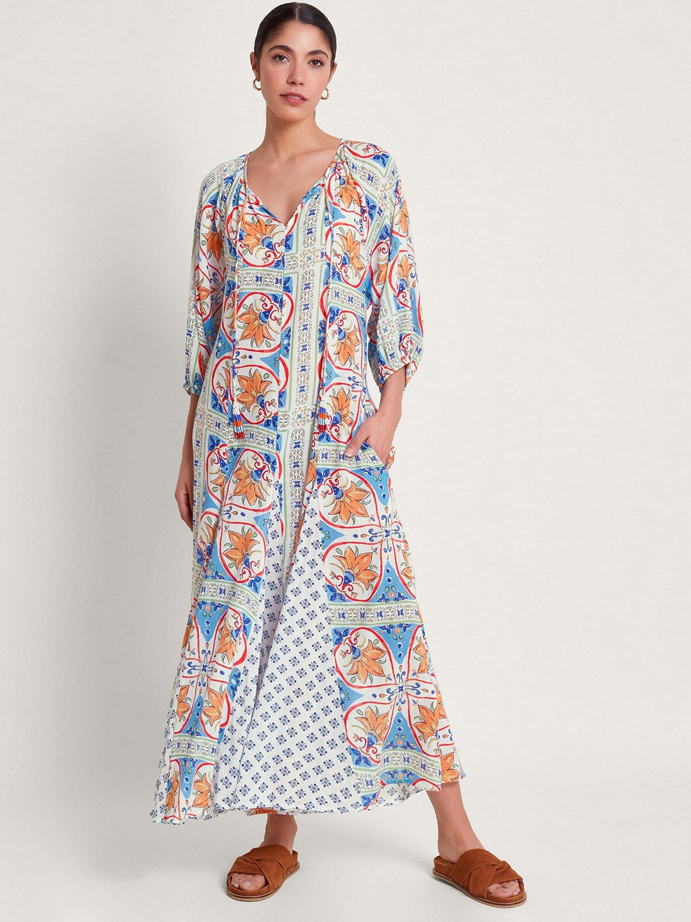 monsoon-riviera-godet-dress-bluefront