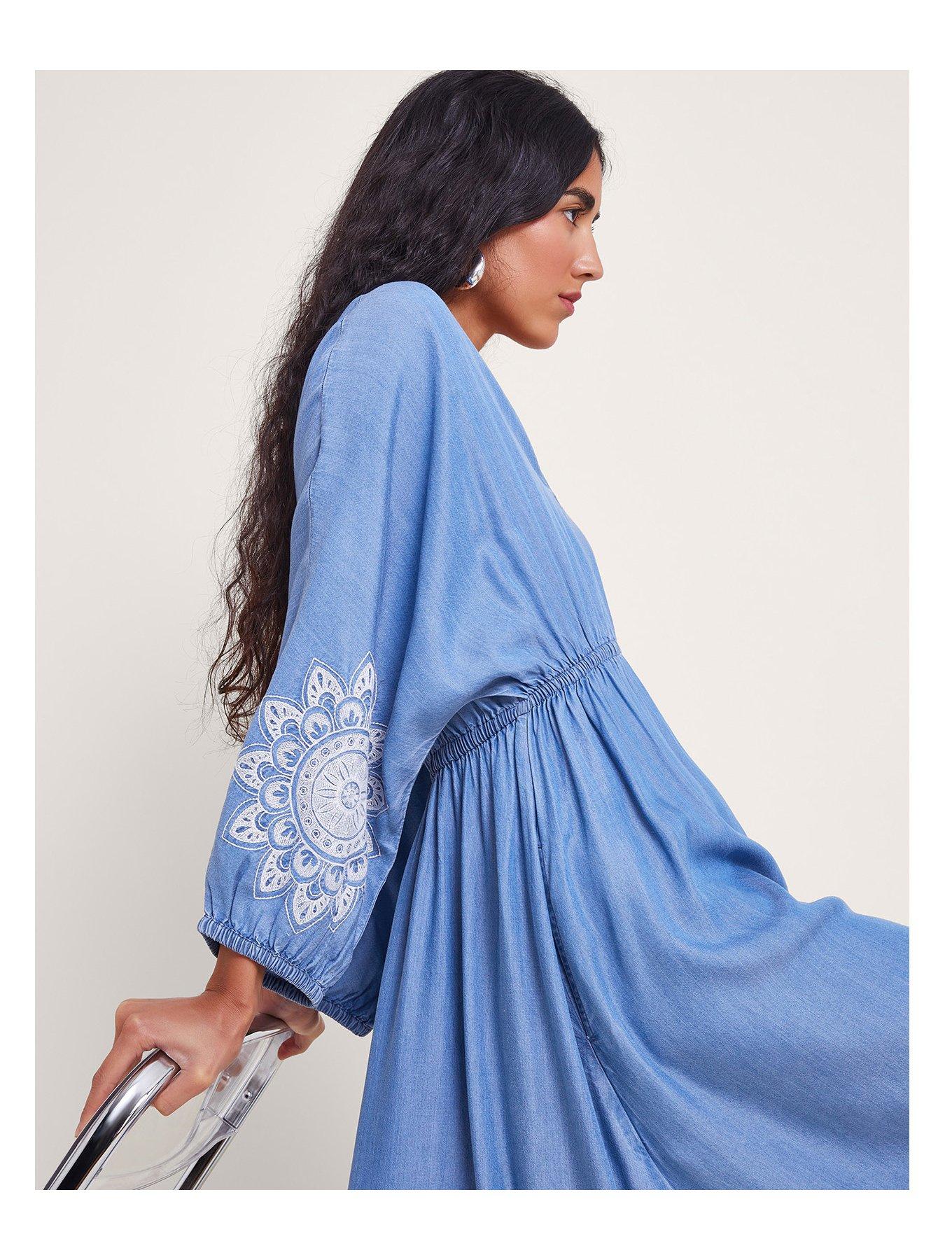 monsoon-tabitha-embroidered-denim-dress-bluedetail