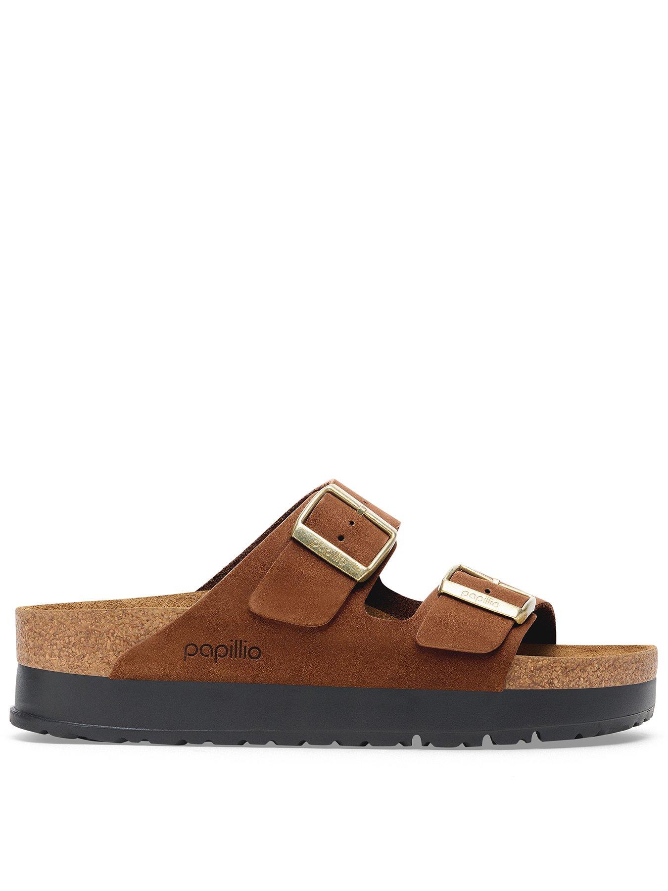 birkenstock-two-strap-arizona-platform-nubuck-leather-sandal-dark-tea