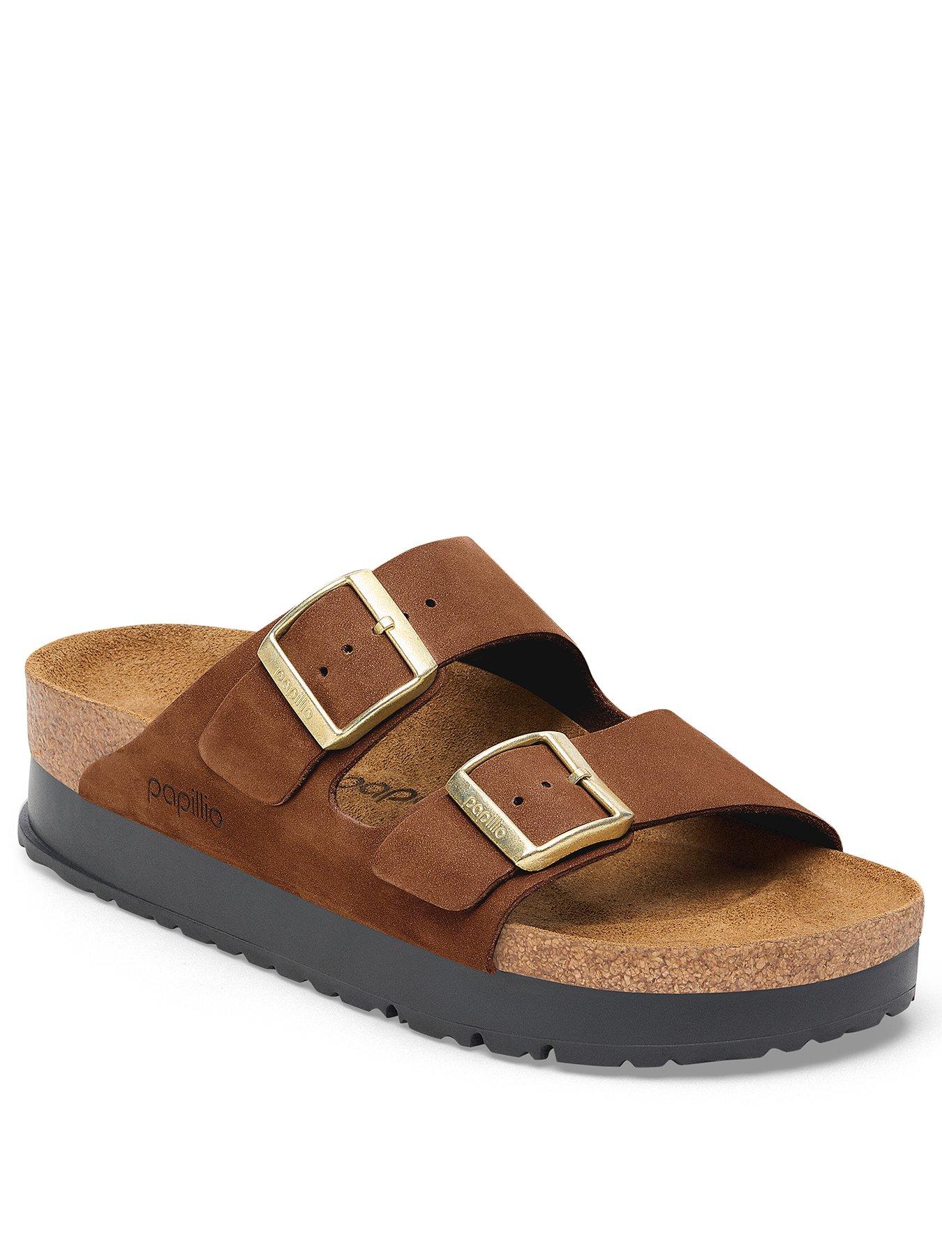 birkenstock-two-strap-arizona-platform-nubuck-leather-sandal-dark-teastillFront