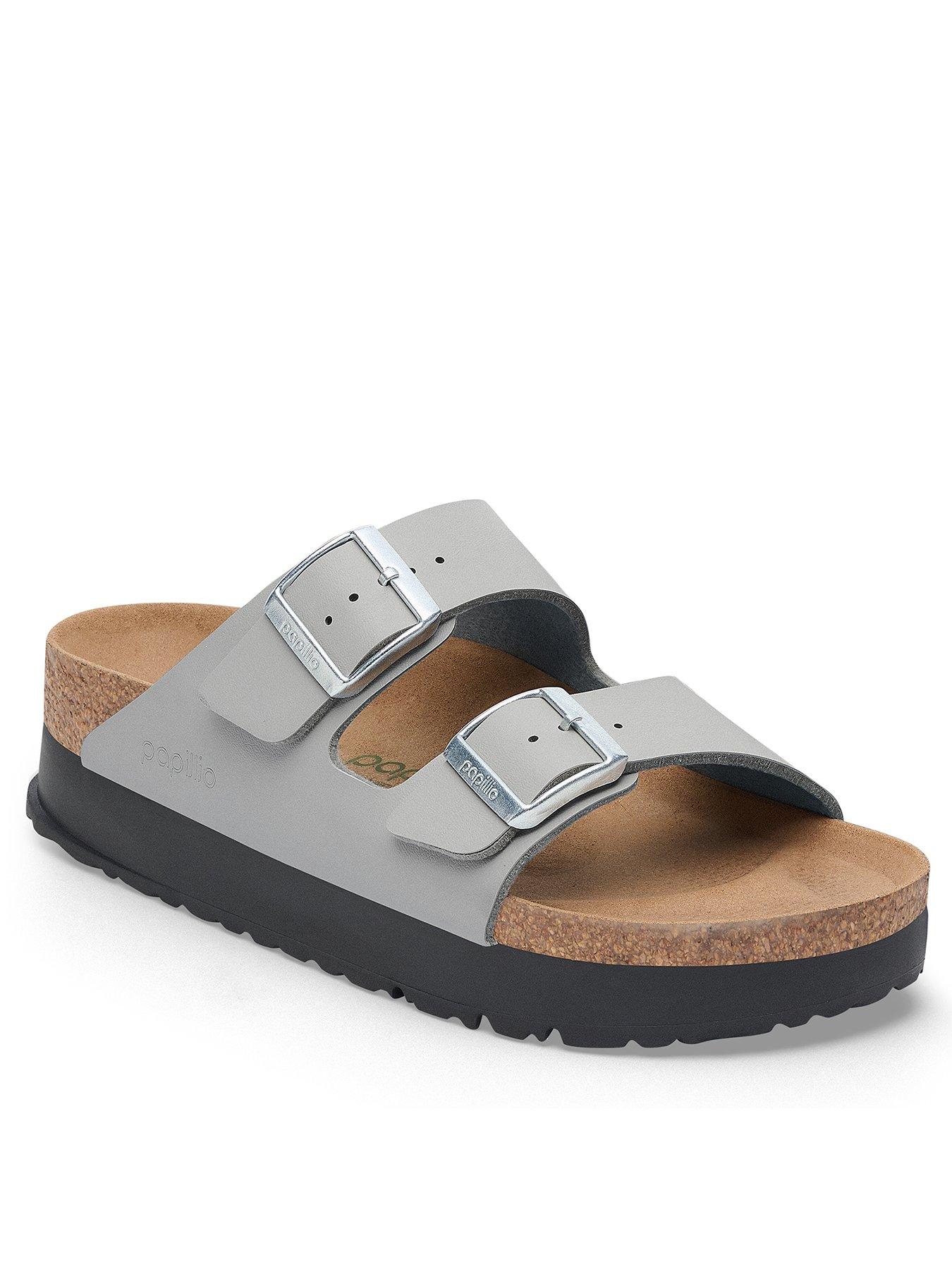 birkenstock-two-strap-arizona-platform-vegan-birko-flor-sandal-greystillFront