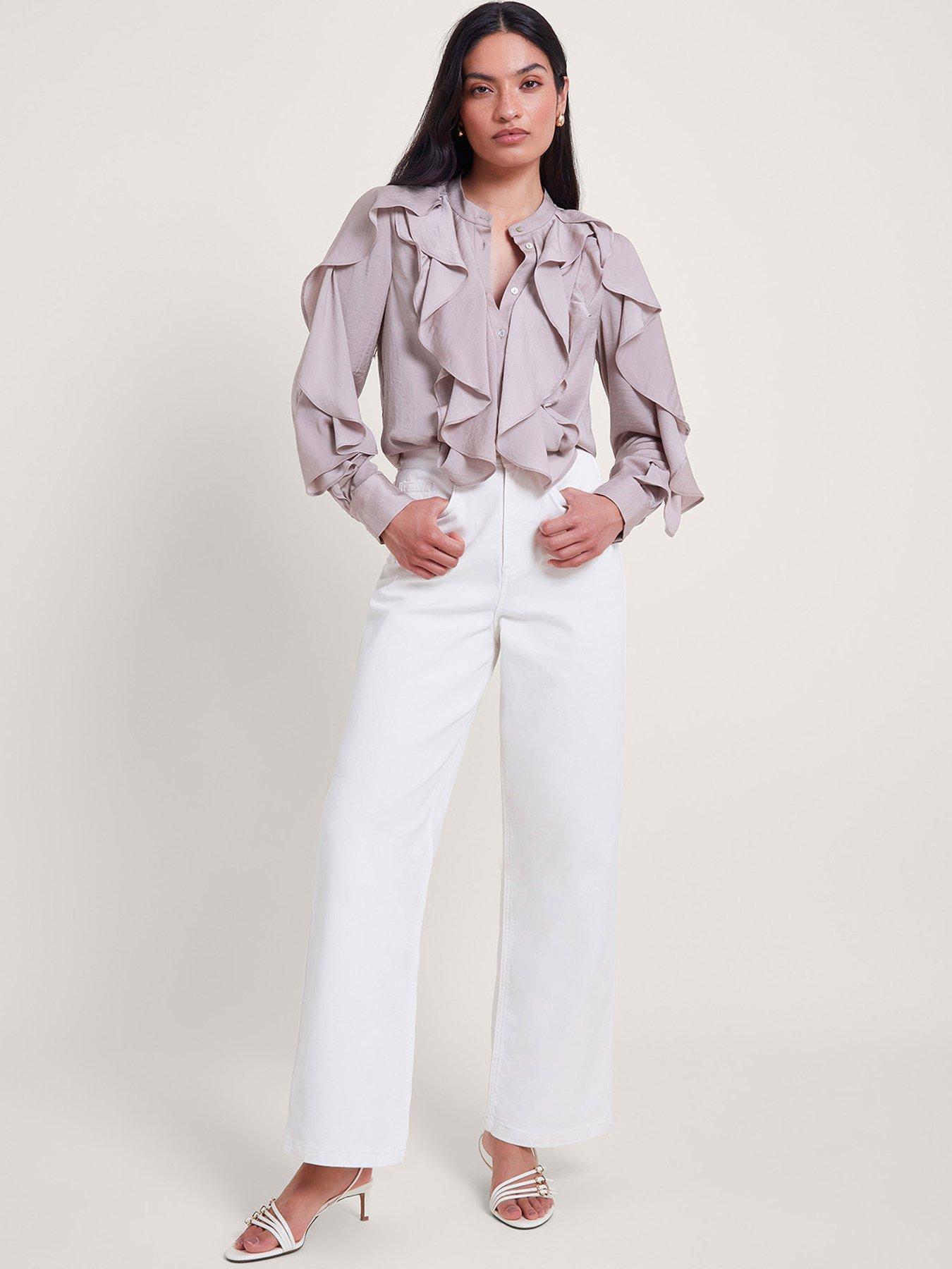 monsoon-lola-satin-ruffle-blouse-brownback