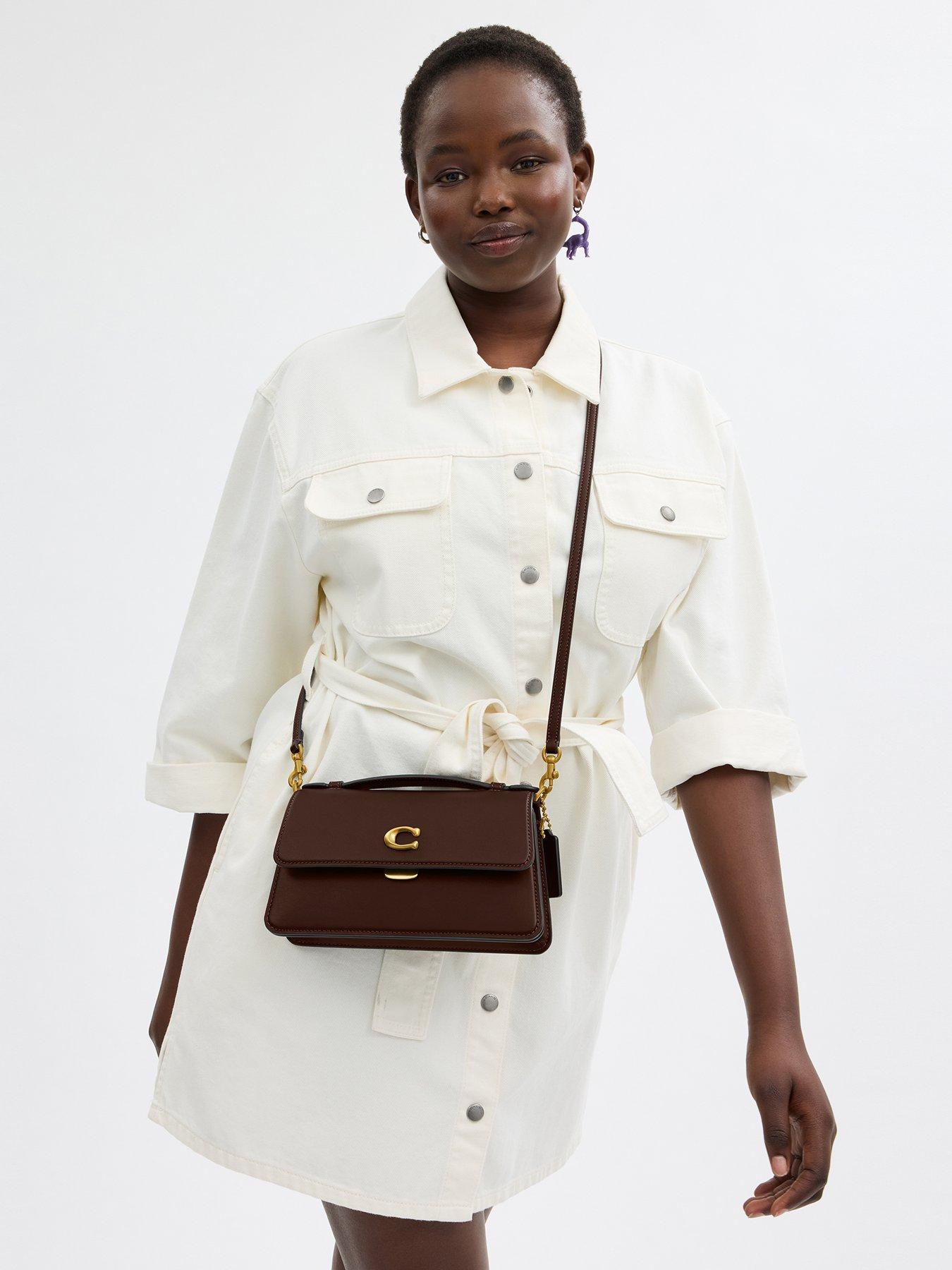 Coach glovetanned leather deals