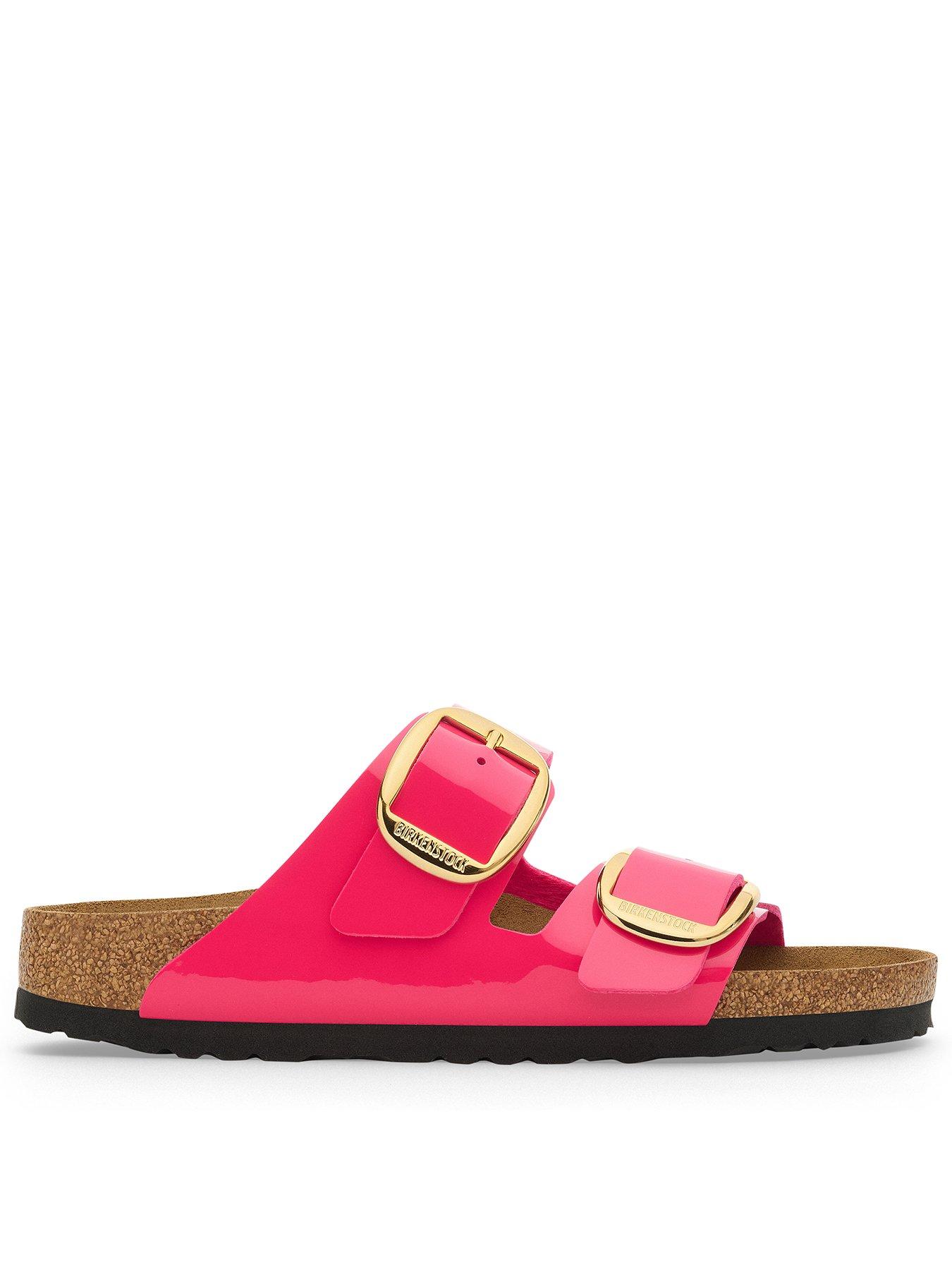 Birkenstock Two Strap Arizona Big Buckle Birko Flor Fuchsia Fusion Very Ireland