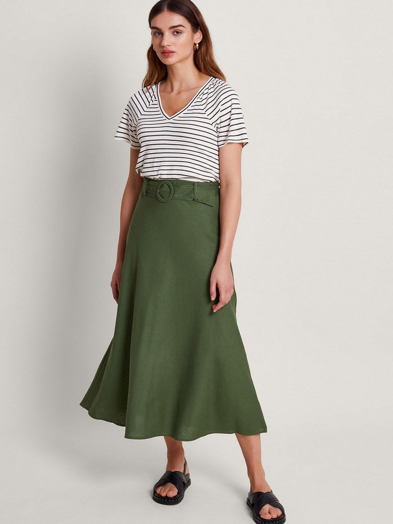 monsoon-olive-belted-midi-skirt-greenback