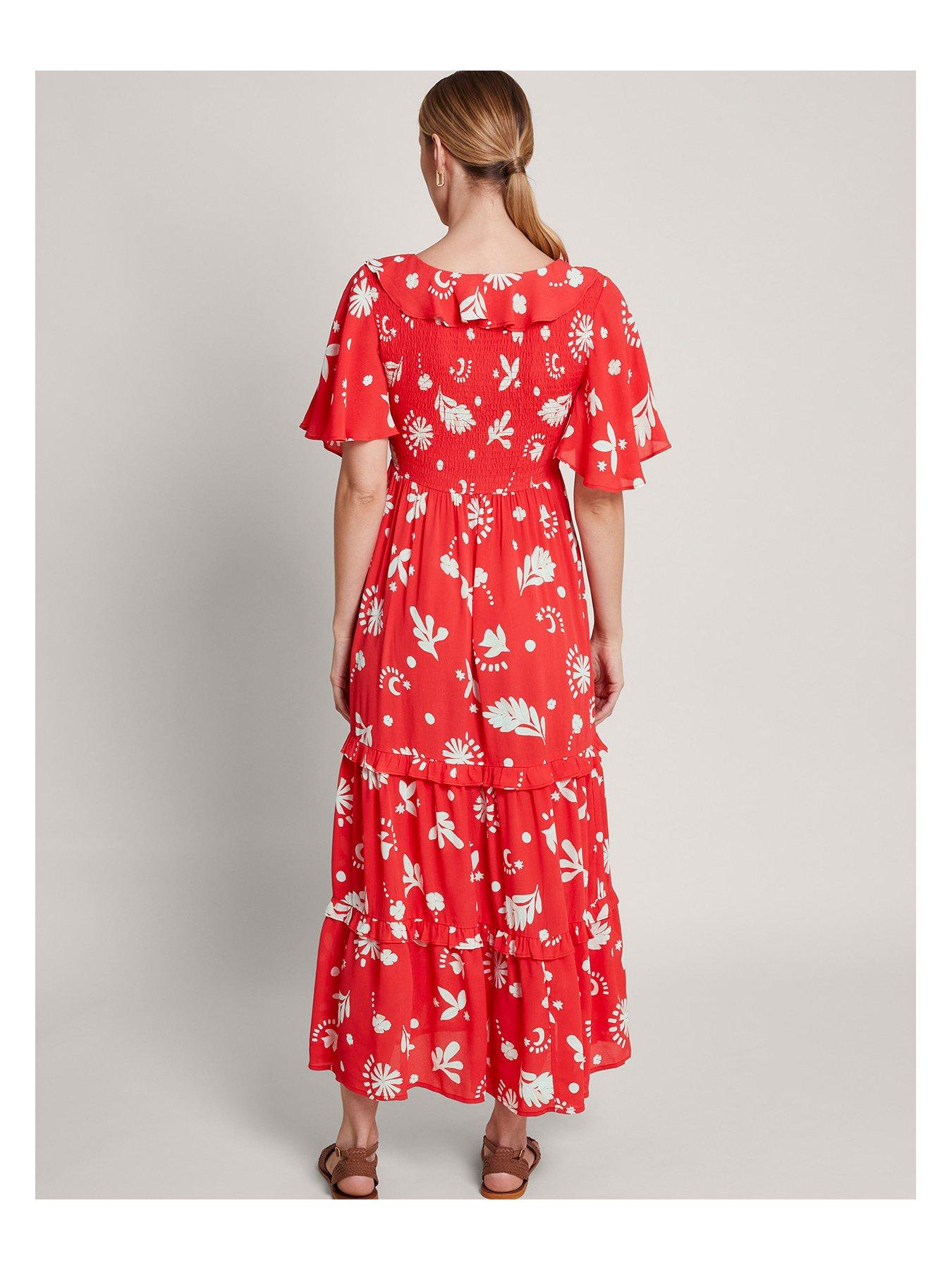 monsoon-lily-tiered-dress-redstillFront