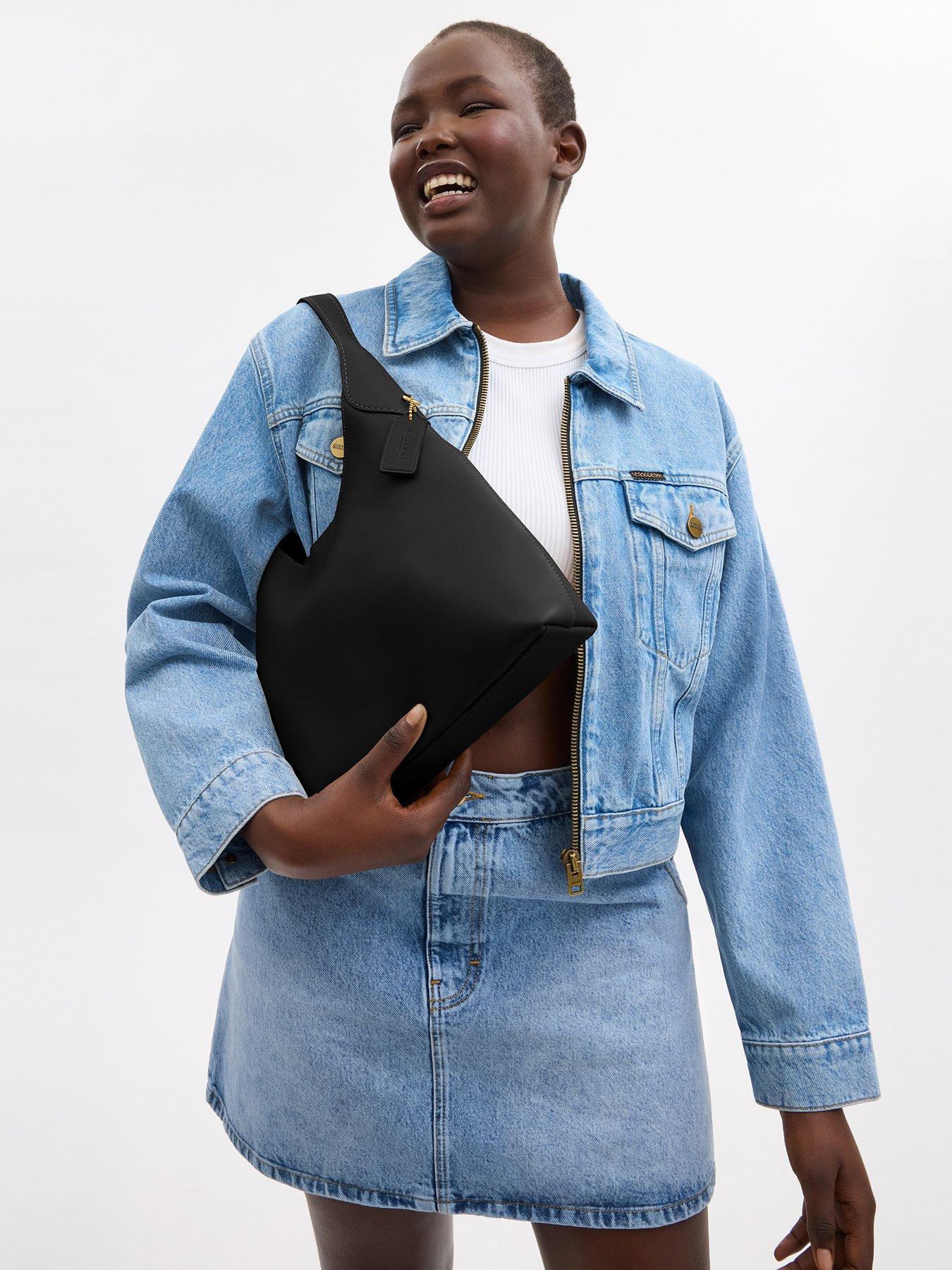 Coach brooklyn carryall 28 black store