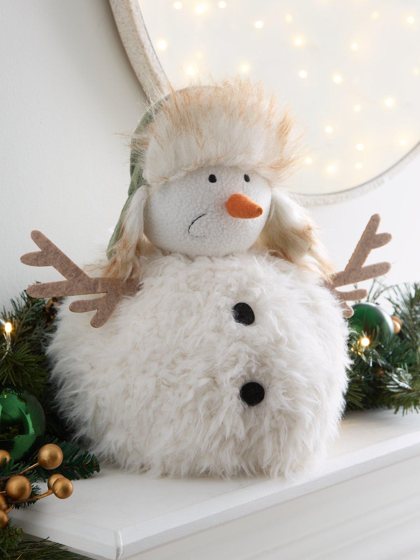 Very Home Squashy Snowman Christmas Decoration