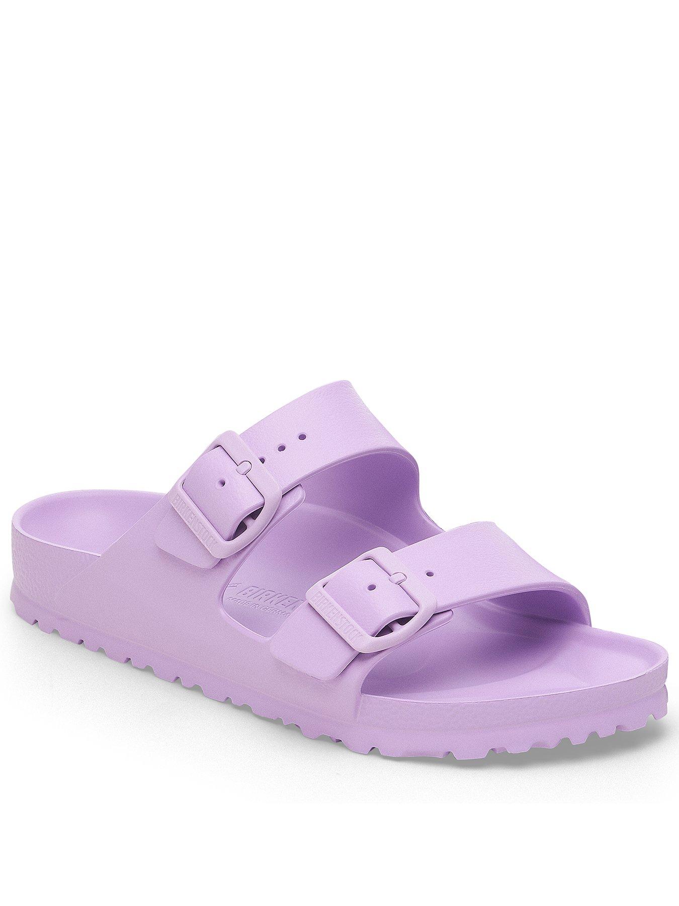 Birkenstock Two Strap Arizona EVA Sandals - Crocus