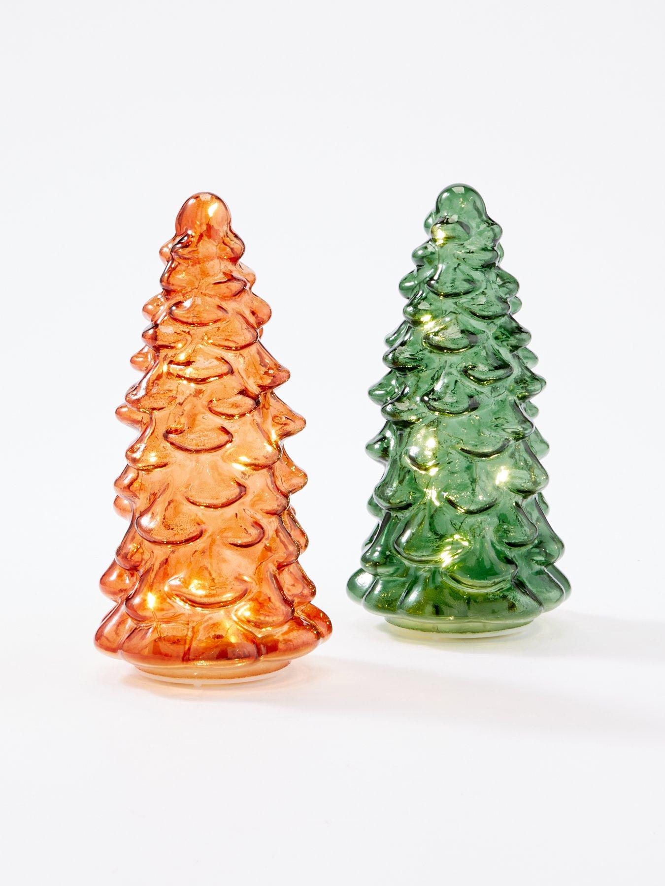 very-home-set-ofnbsp2-glass-christmasnbsptrees-greencopperstillFront