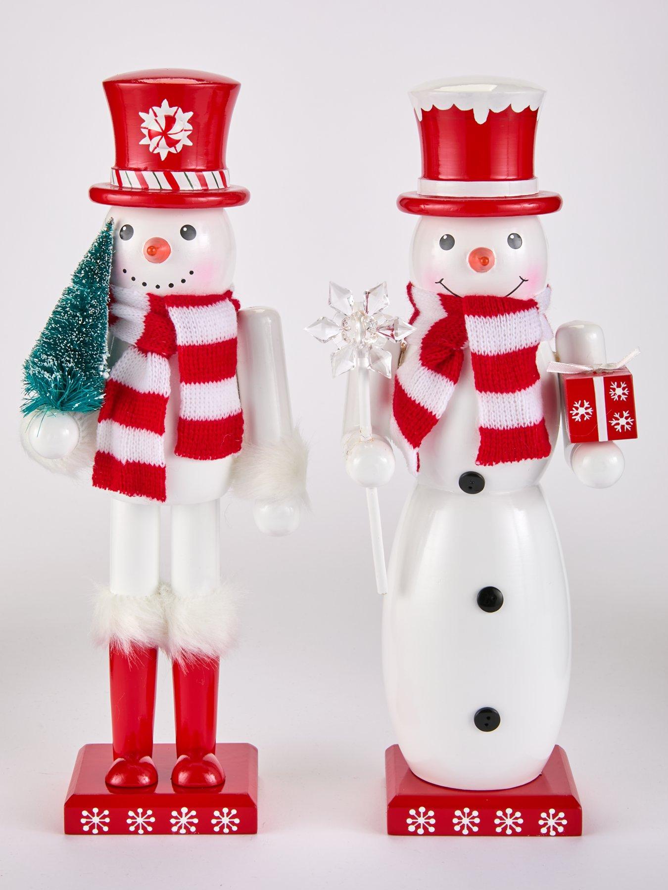 Image 2 of 5 of The Very Collection Set of 2 Snowman Nutcrackers
