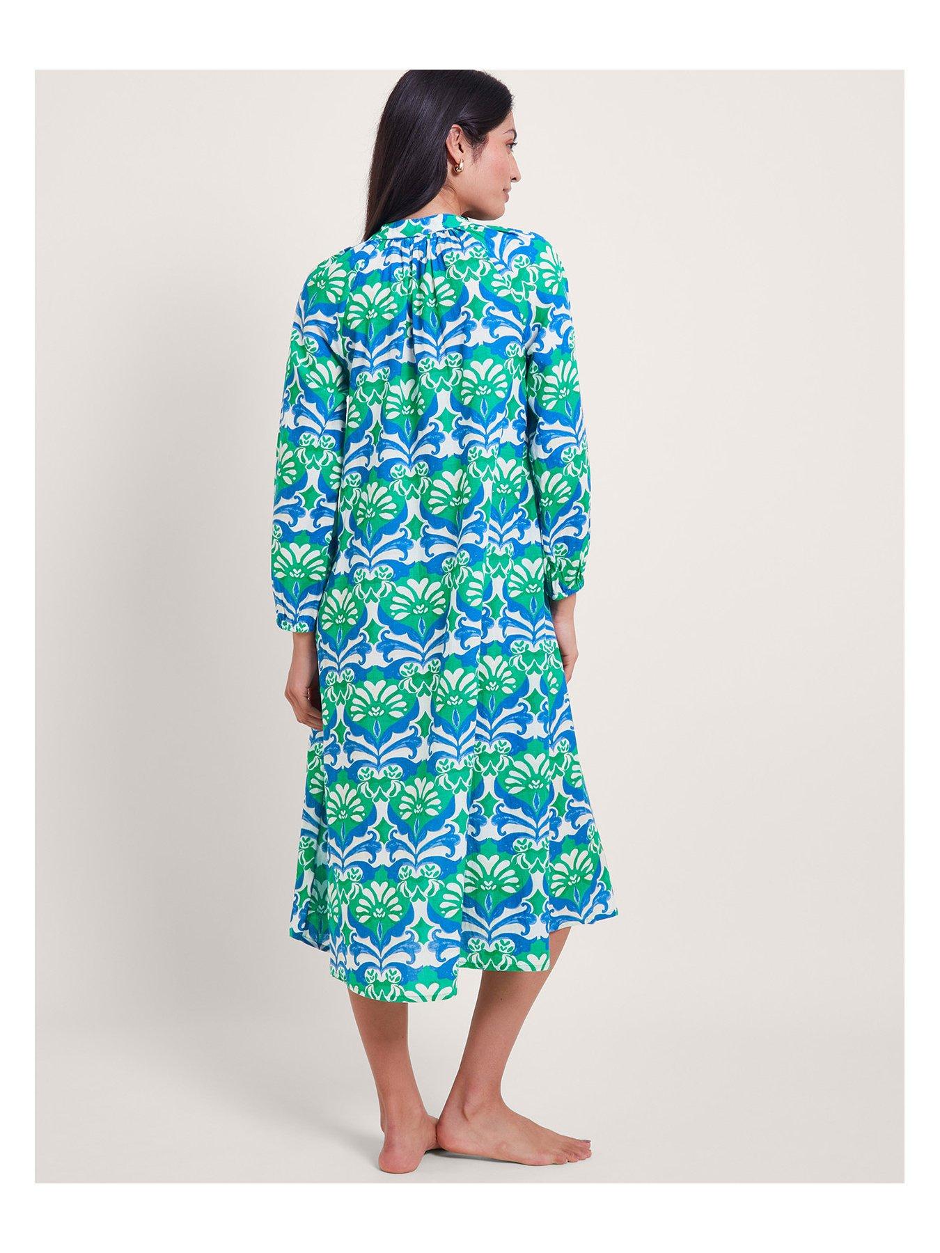 monsoon-leona-midi-dress-greenstillFront