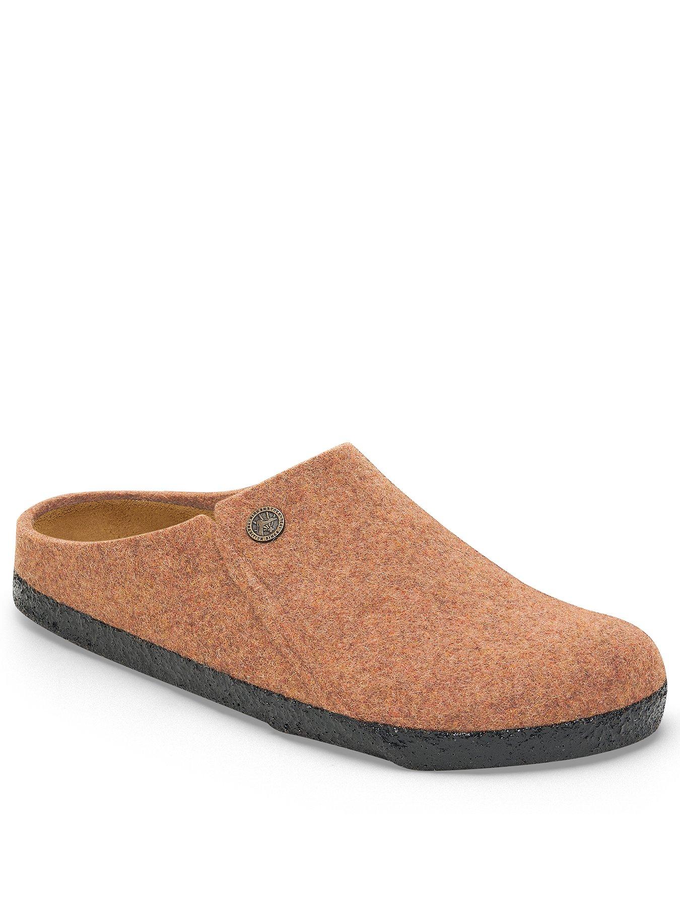 birkenstock-zermatt-felt-wider-fit-slippers-toffee-melange-brownstillFront