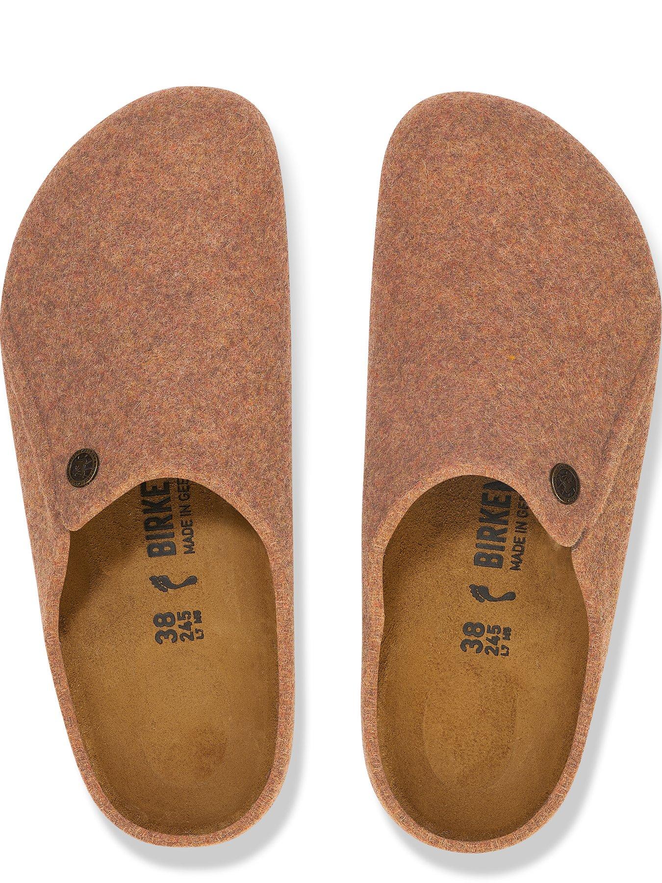 birkenstock-zermatt-felt-wider-fit-slippers-toffee-melange-brownoutfit