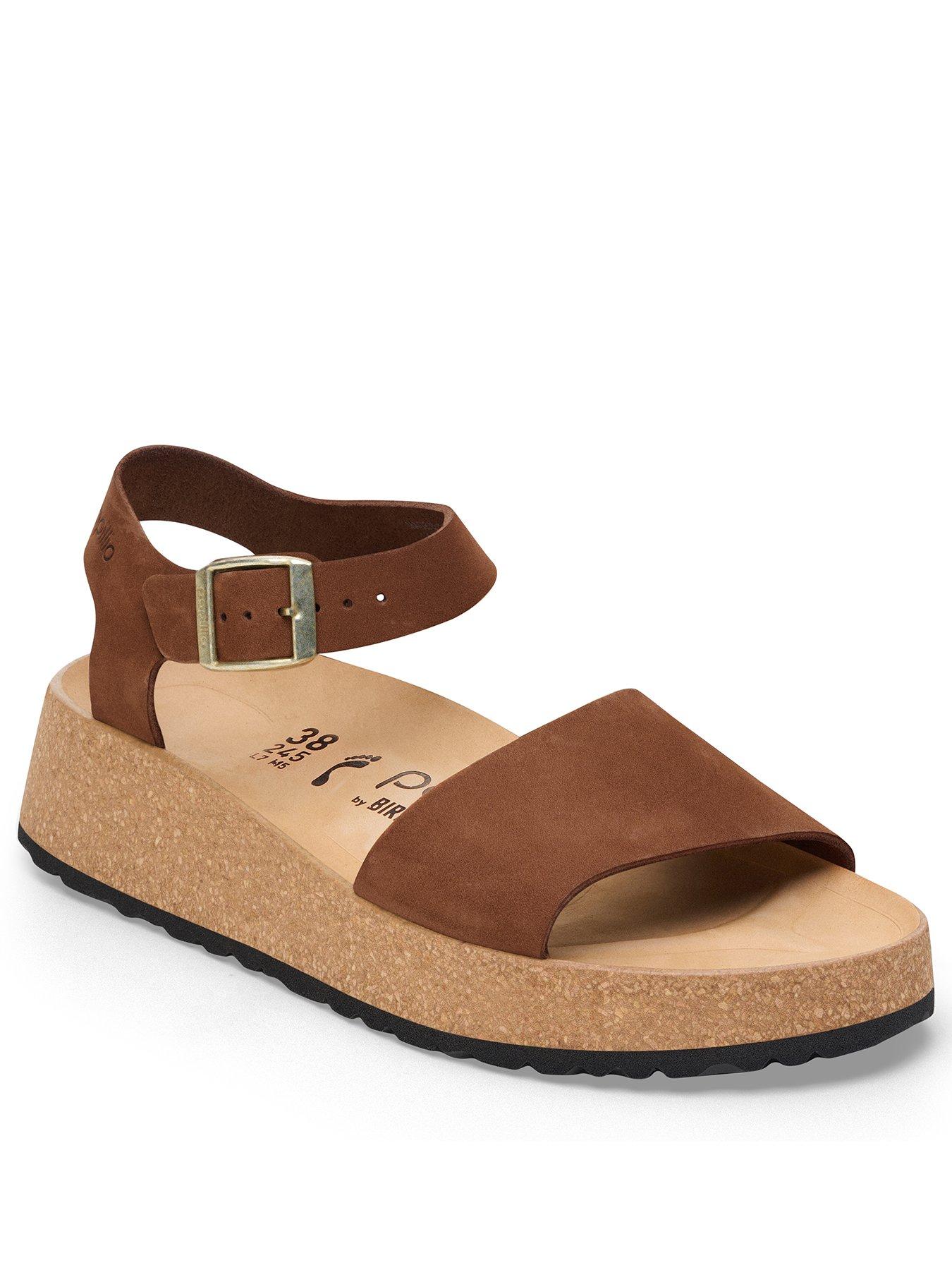 birkenstock-glenda-nubuck-leather-sandal-dark-teastillFront