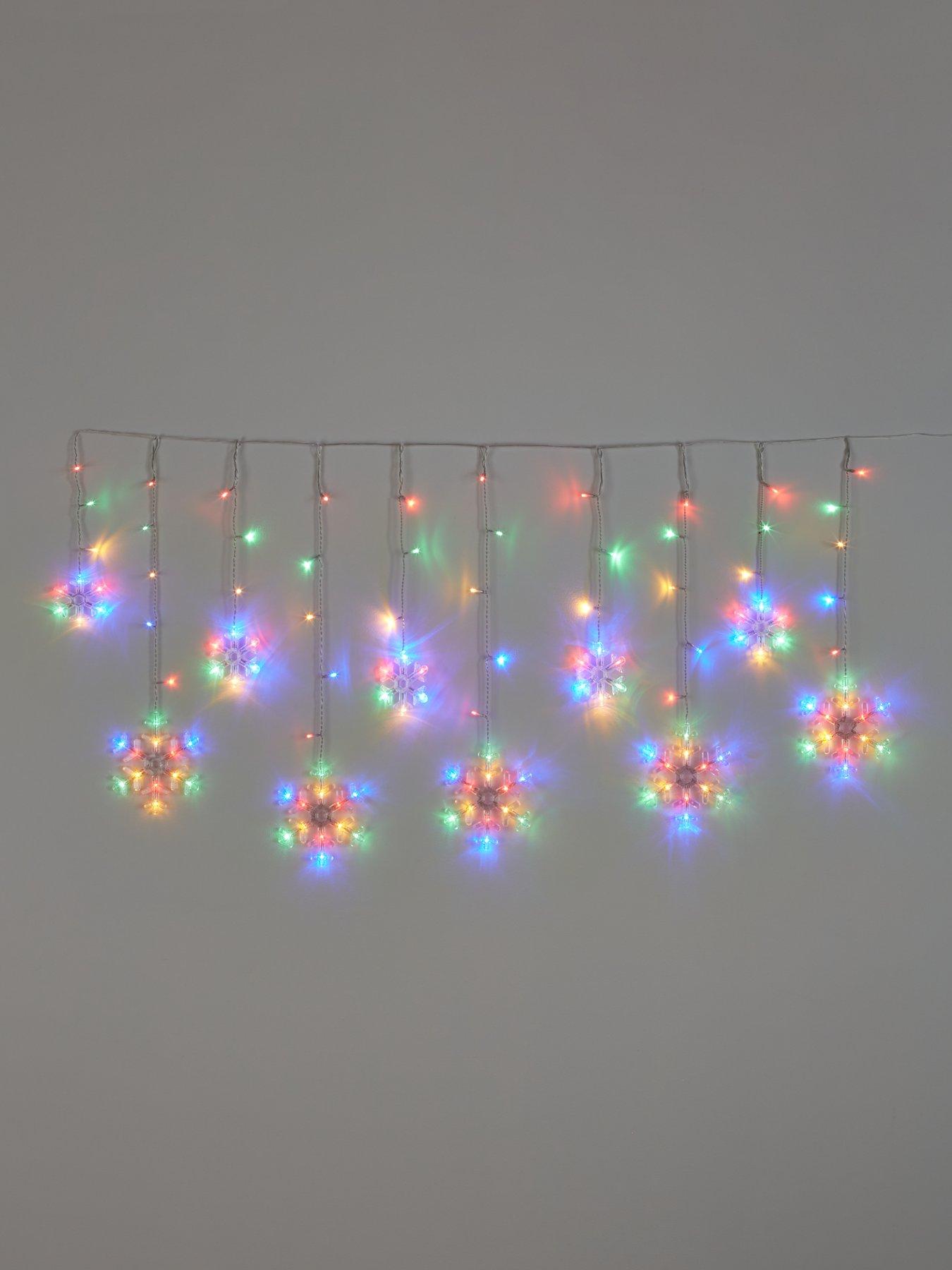 very-home-130-lednbspsnowflake-curtain-christmasnbsplight-multi-colour-with-multi-functionstillFront