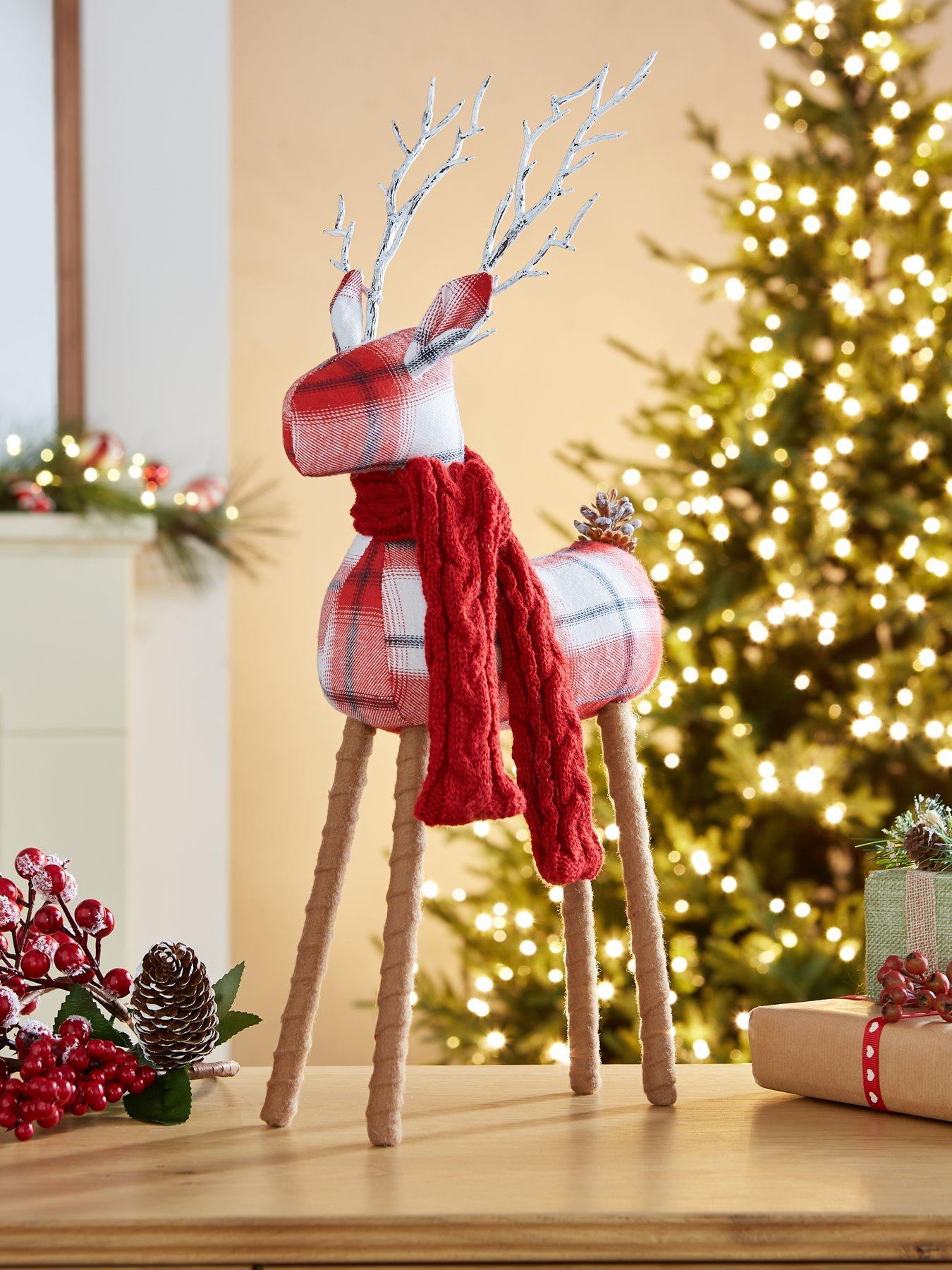 very-home-38nbspcm-tartan-standing-reindeer-with-scarf-christmas-decoration