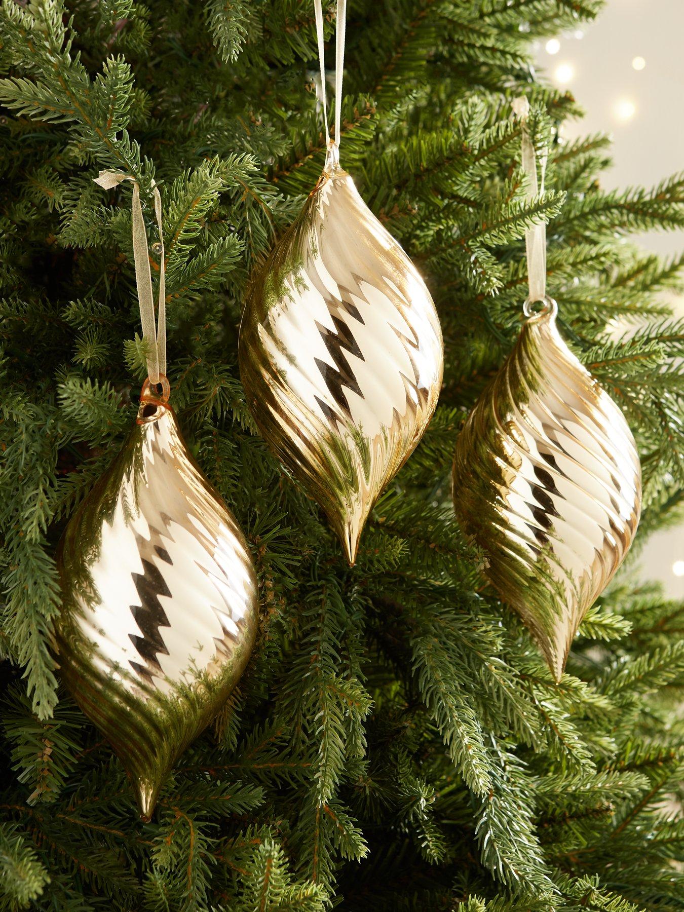 very-home-set-of-3-gold-ribbed-glass-christmas-tree-baublesfront