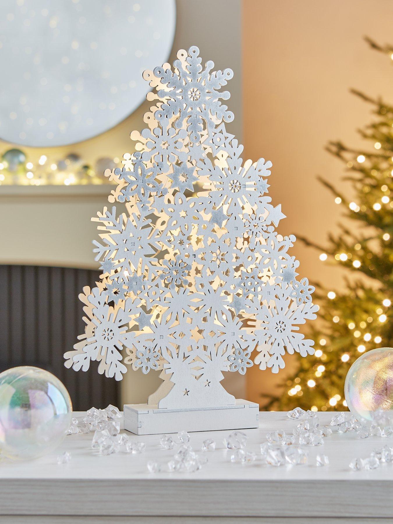 very-home-36-cmnbspsnowflake-light-up-christmasnbsptree