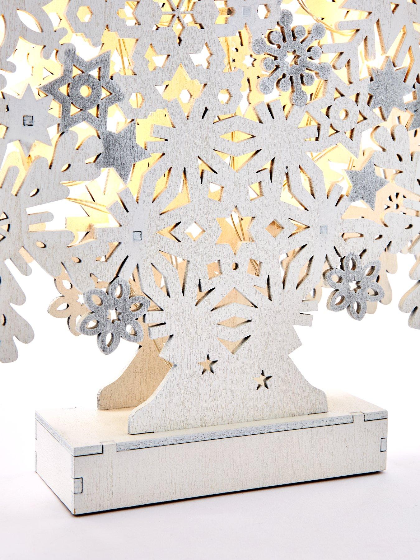 very-home-36-cmnbspsnowflake-light-up-christmasnbsptreeoutfit