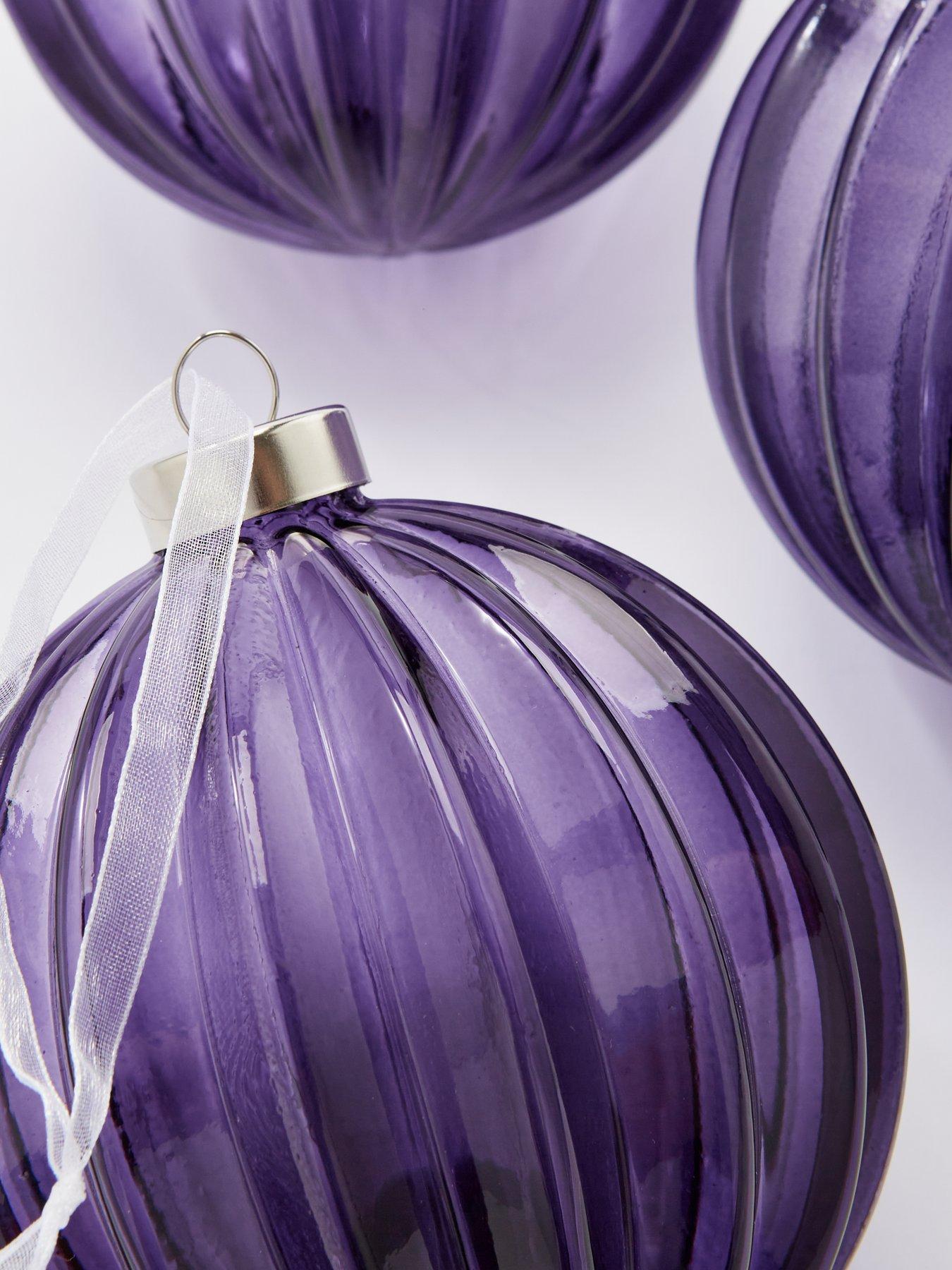 very-home-set-of-3-purple-large-ribbed-glass-christmas-tree-baublesoutfit