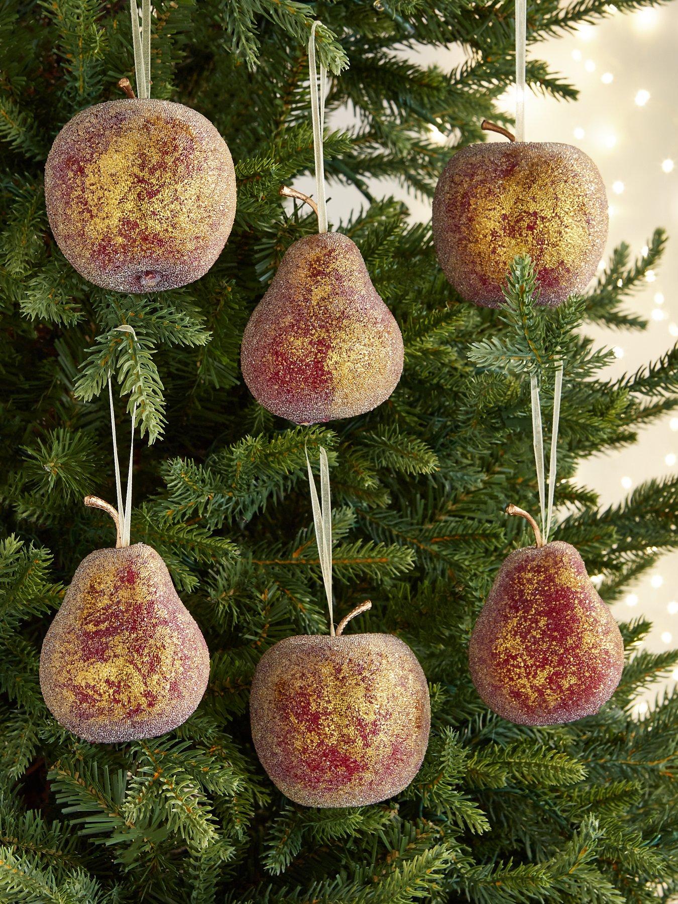 very-home-set-of-6-apple-and-pear-hanging-christmas-tree-decorations