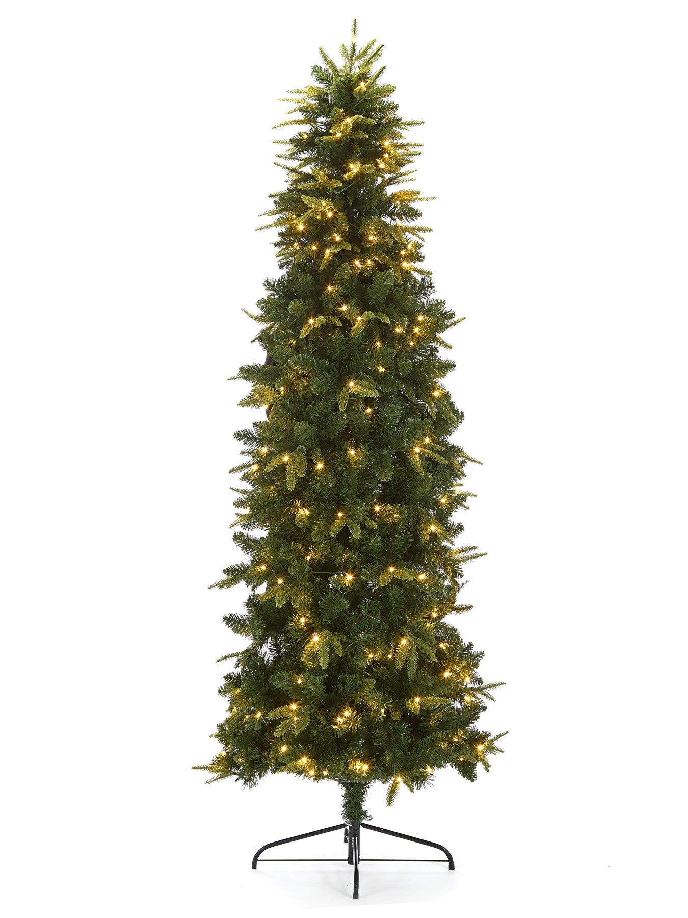 very-home-6ft-newburgh-mixed-tips-slim-pre-lit-christmas-treestillFront