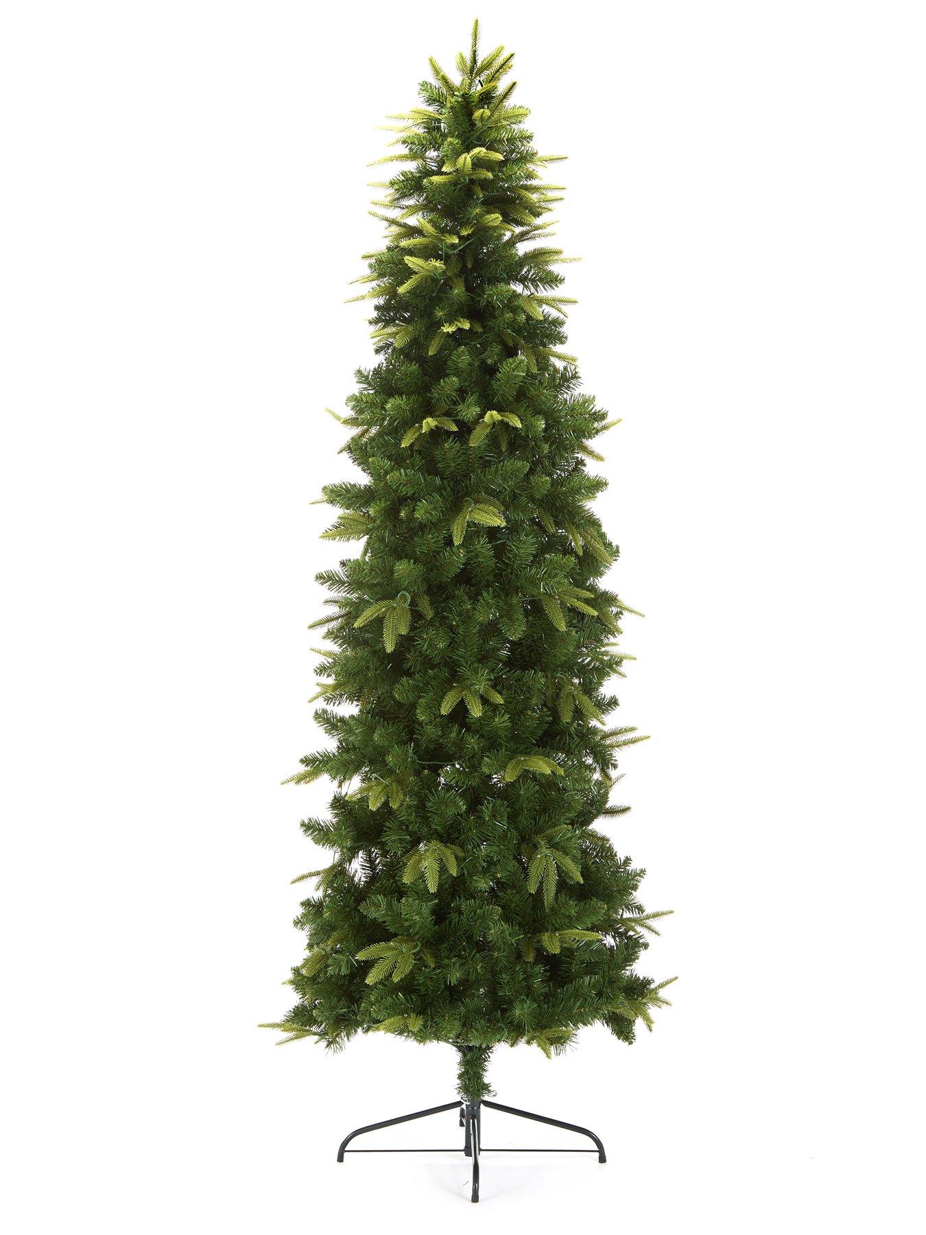 very-home-7ft-210-cm-newburgh-mixed-tips-slim-pre-lit-christmas-treeback