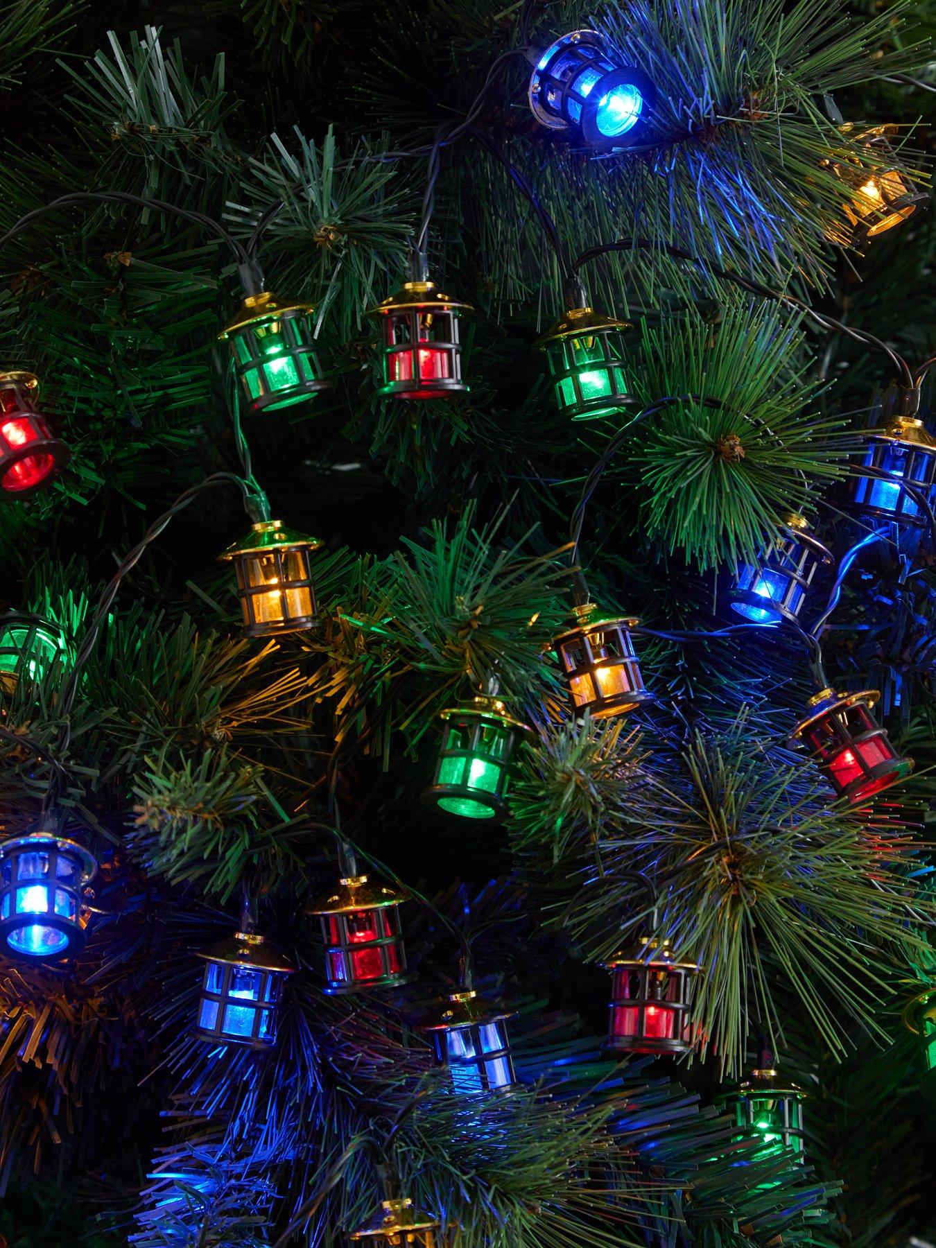 Image 6 of 6 of The Very Collection Battery Operated Traditional Lantern Outdoor Christmas Lights