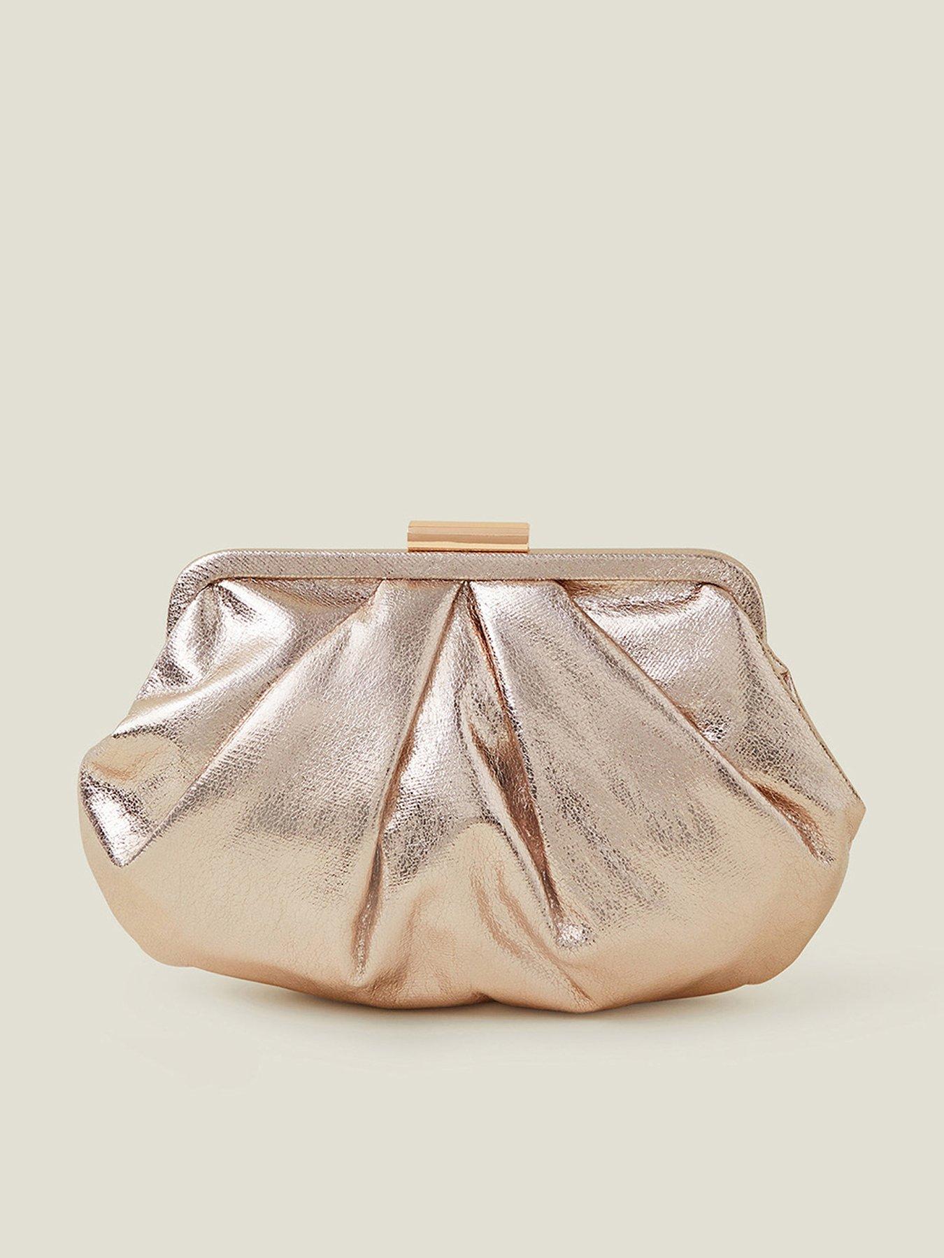 Gold clutch bags ireland online