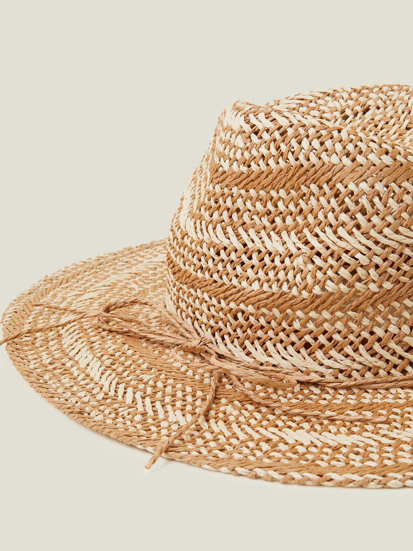 Image 4 of 4 of Accessorize Stripe Fedora