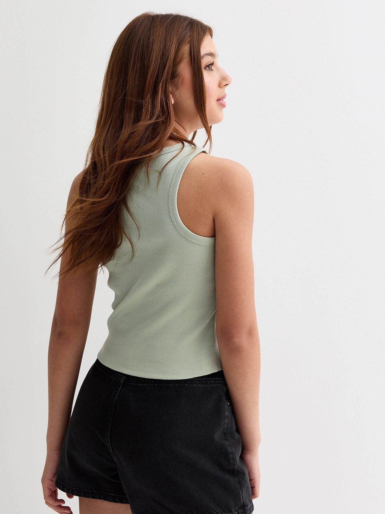 new-look-915-girls-light-green-ribbed-racer-vestback