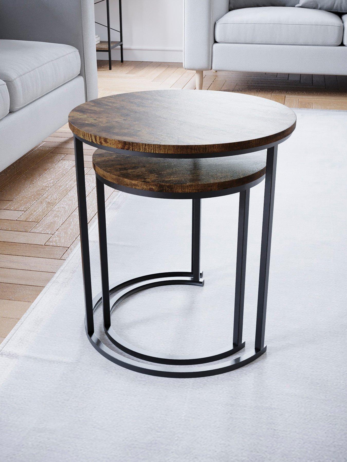 Image 1 of 6 of Vida Designs Brooklyn Nest Of 2 Round Tables