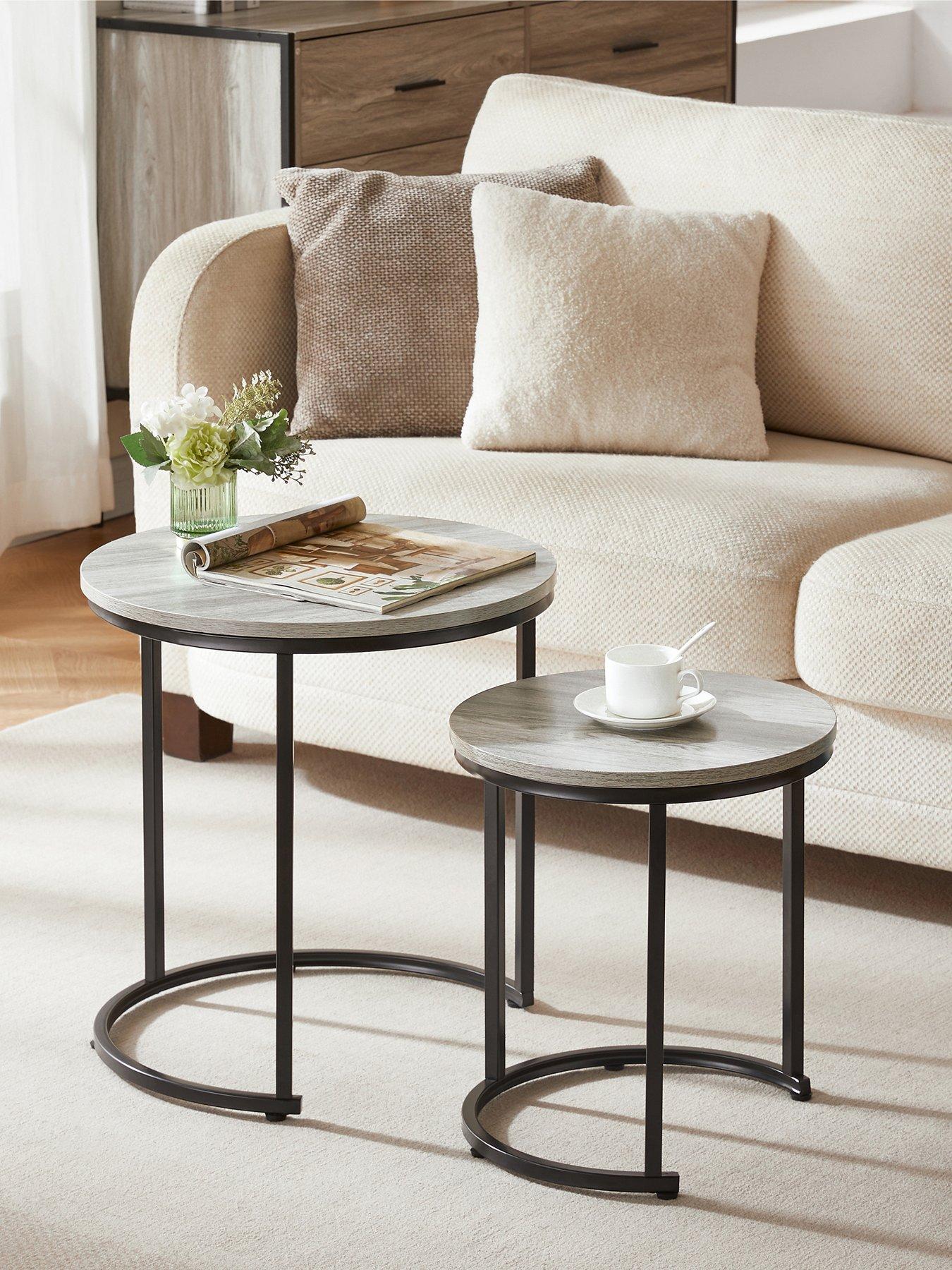 Vida Designs Brooklyn Nest Of 2 Round Tables