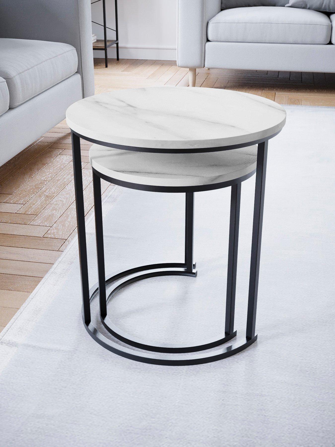 Image of Vida Designs Brooklyn Nest Of 2 Round Tables