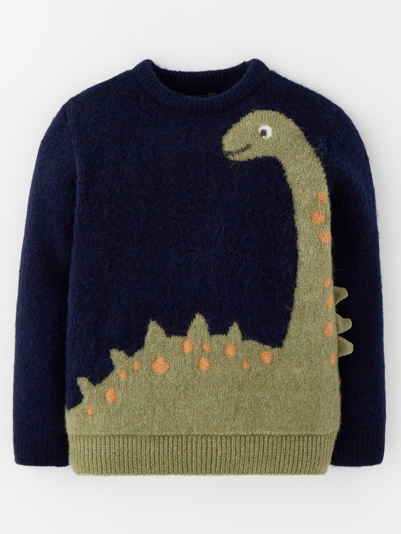 undefined Boys Dinosaur Knitted Jumper - Multi