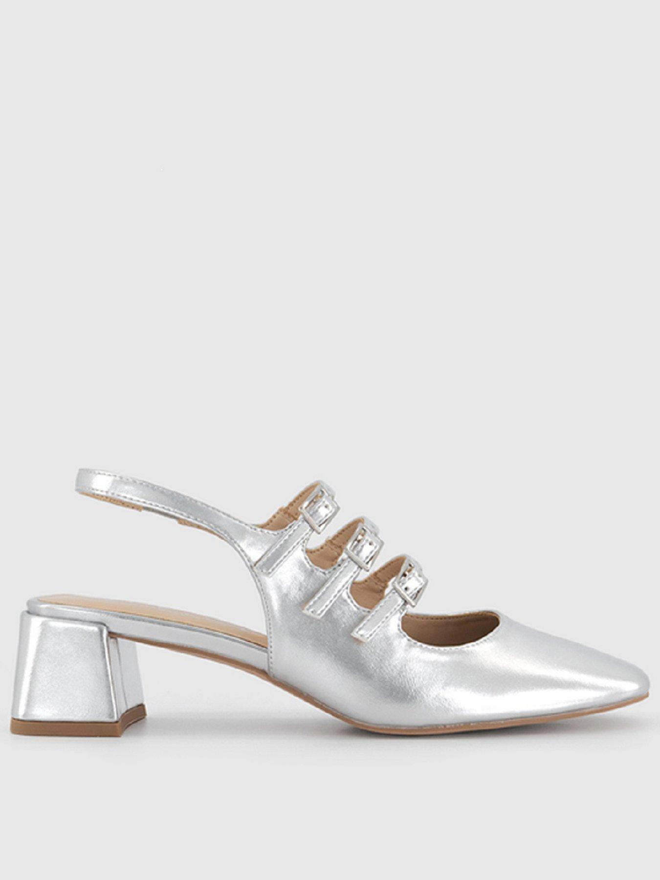 office-slingback-double-strap-mary-jane-block-heel-silver