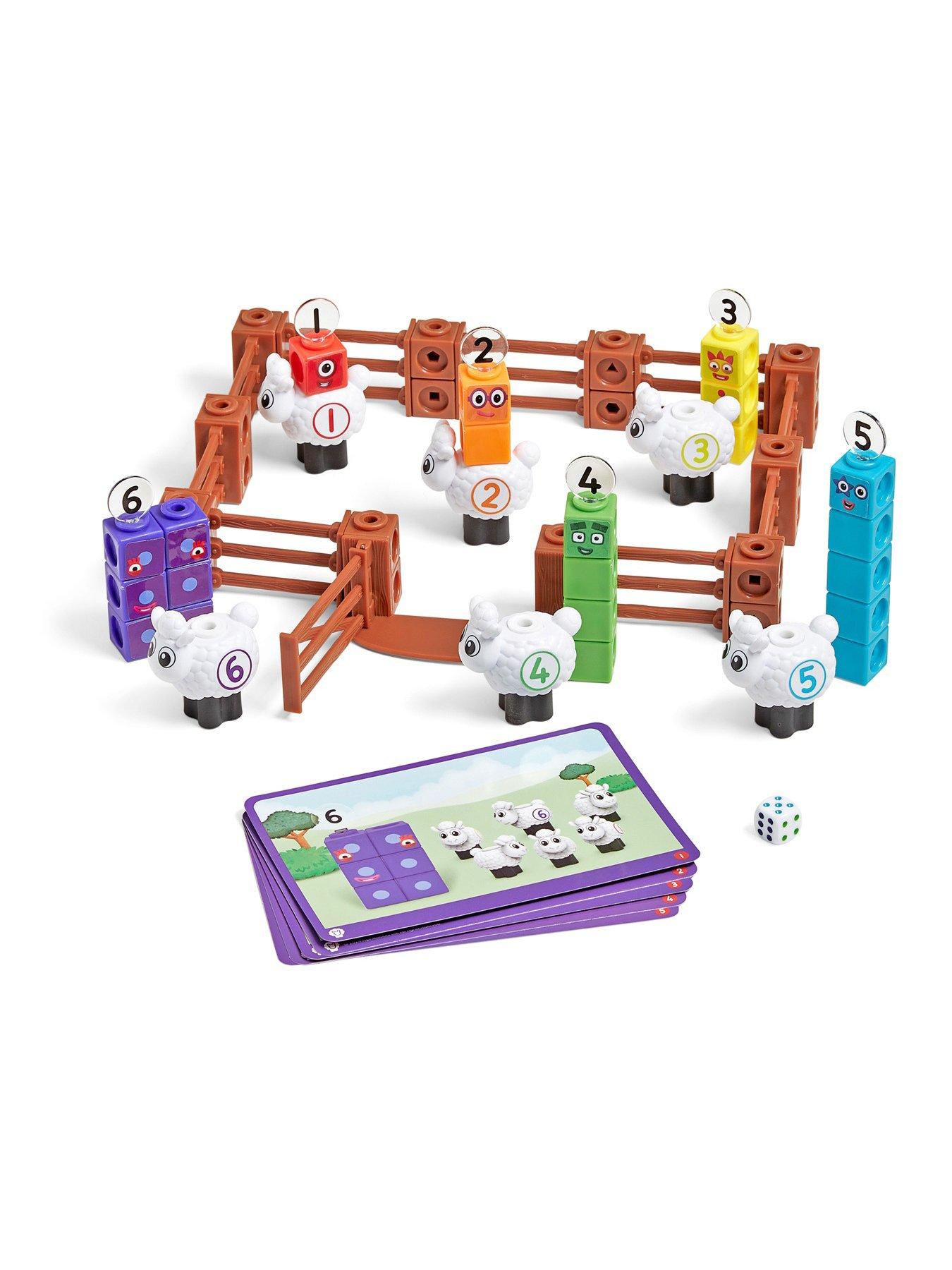 Image 2 of 7 of LEARNING RESOURCES MathLink Cubes Activity Set Numberblocks Sheep Farm