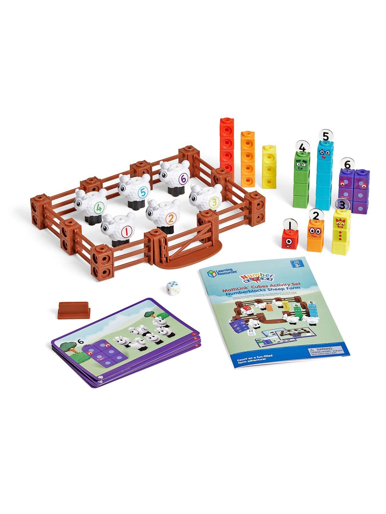 Image 5 of 7 of LEARNING RESOURCES MathLink Cubes Activity Set Numberblocks Sheep Farm
