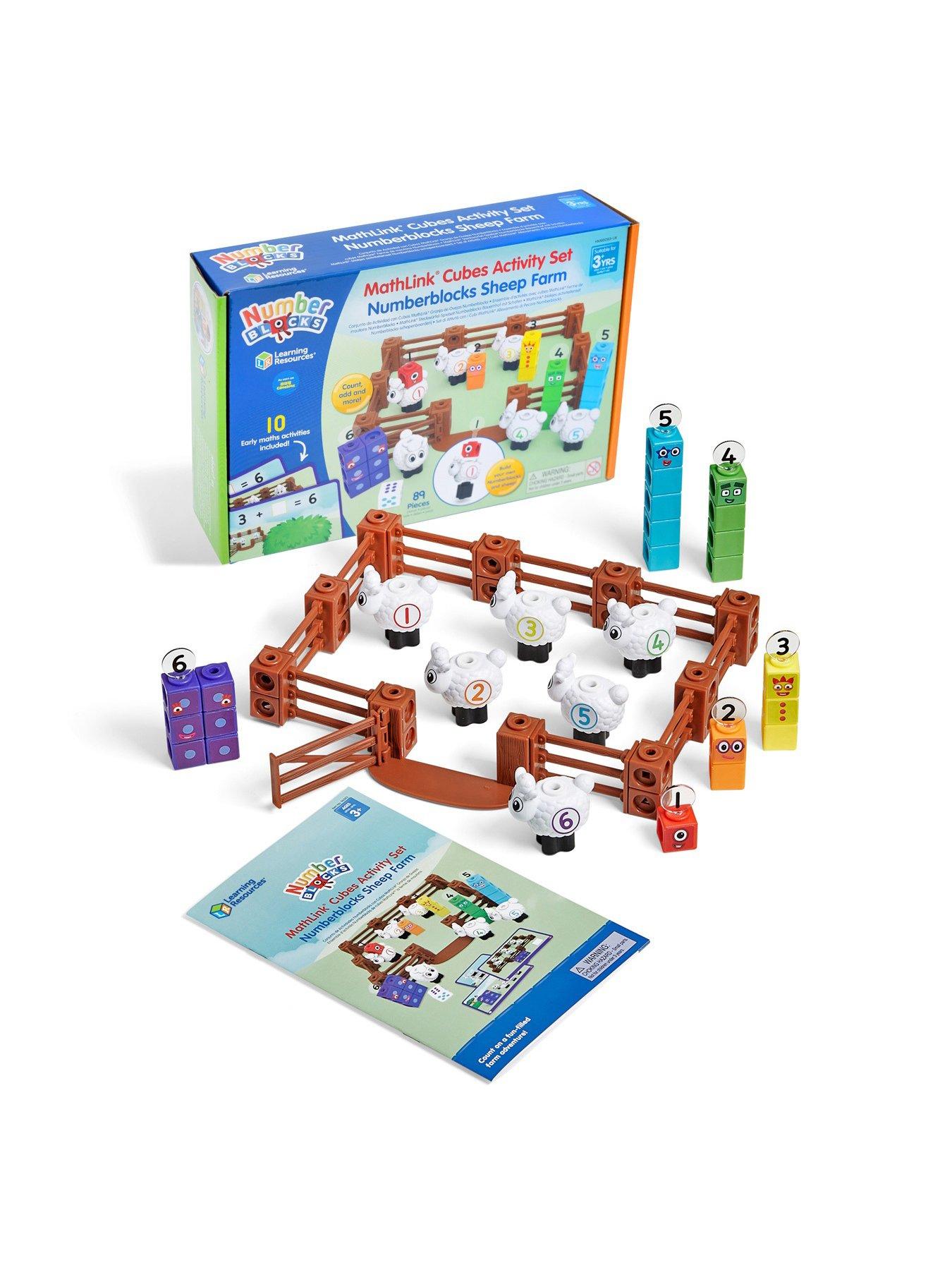 Image 7 of 7 of LEARNING RESOURCES MathLink Cubes Activity Set Numberblocks Sheep Farm