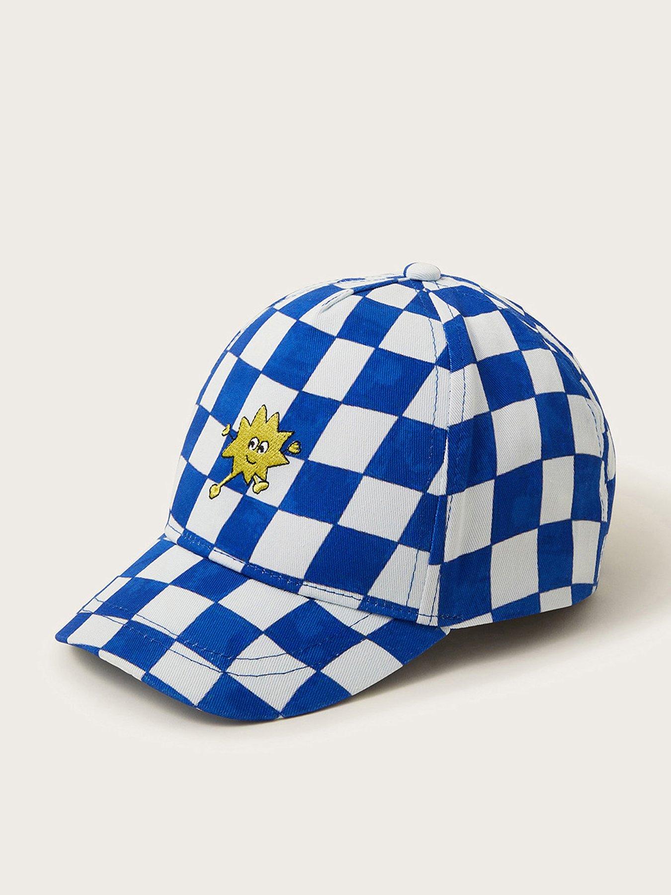 monsoon-boys-check-applique-cap-bluefront