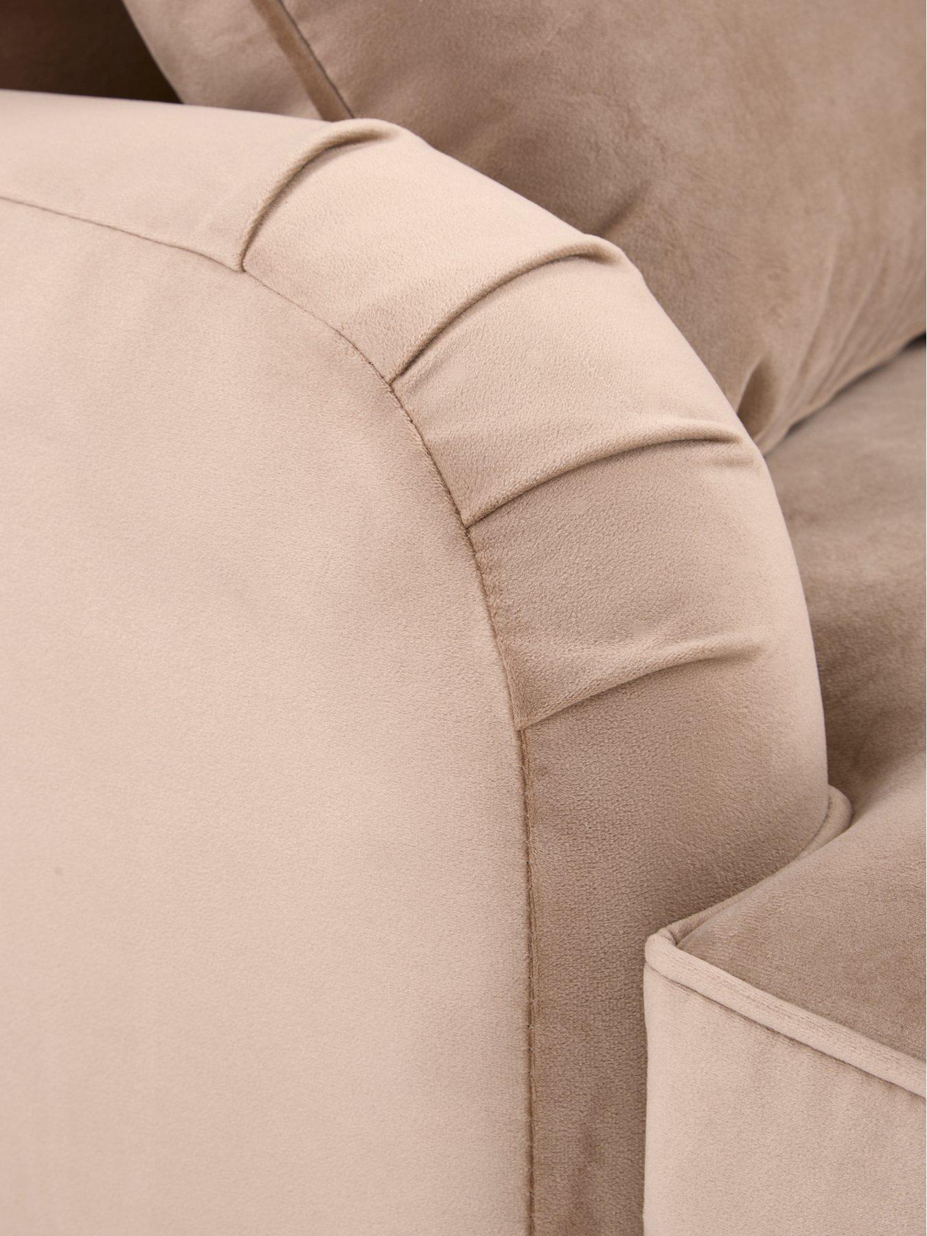 Image 5 of 7 of The Very Collection Victoria Fabric&nbsp;Corner Group Sofa&nbsp;- Mink -&nbsp;FSC&reg; Certified
