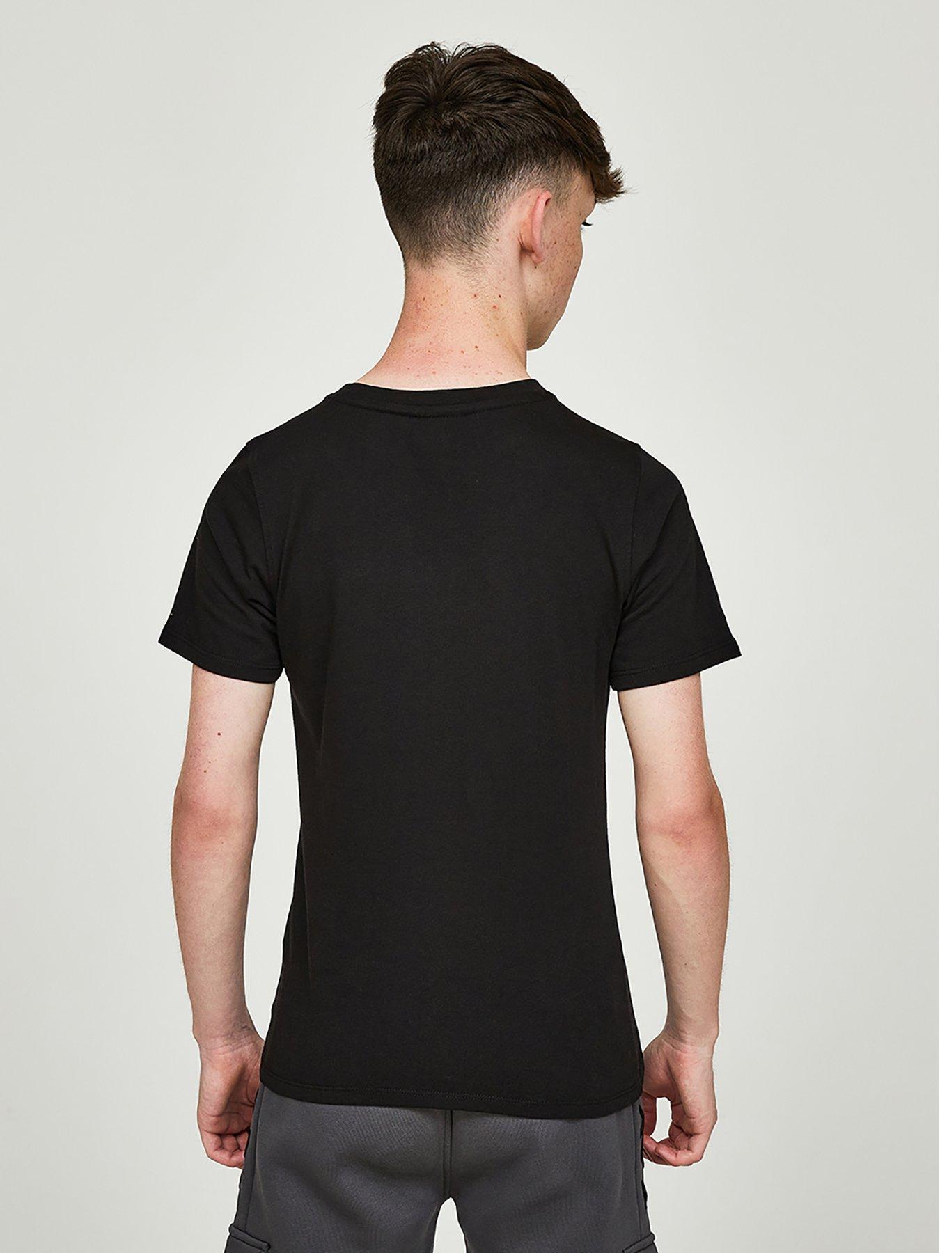 Image 2 of 5 of Zavetti Canada Zavetti Junior Boys Ovello T-shirt - Black