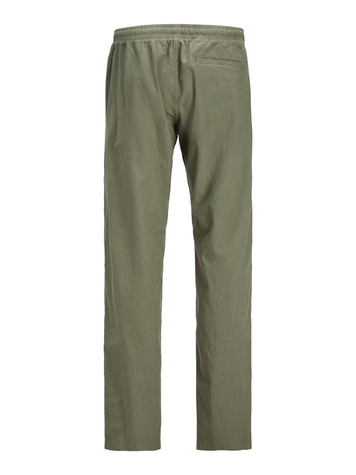 jack-jones-jack-amp-jones-kane-loose-fit-linen-blend-trousers-khakioutfit