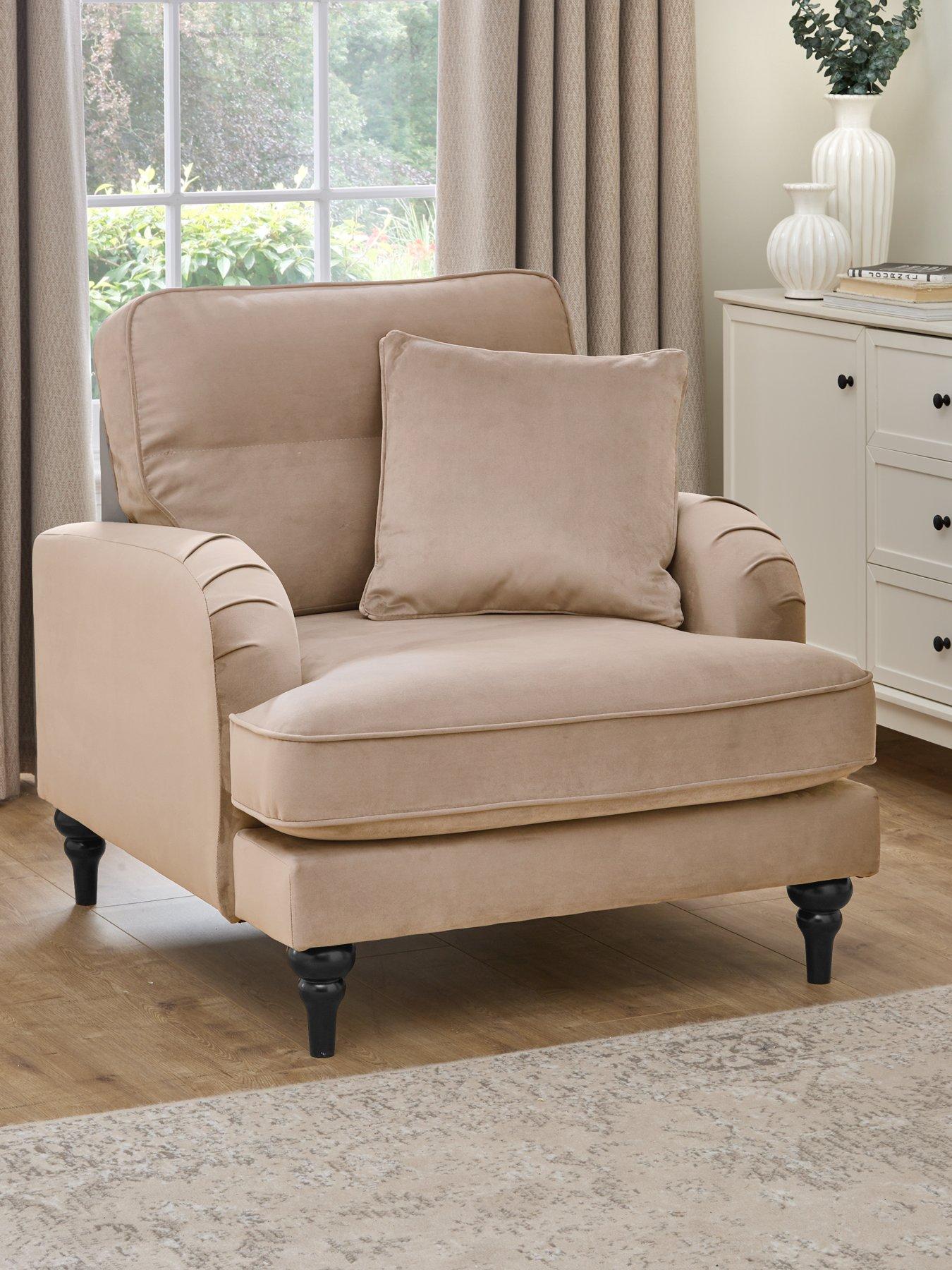 The Very Collection Victoria Fabric Armchair - Mink - FSC® Certified
