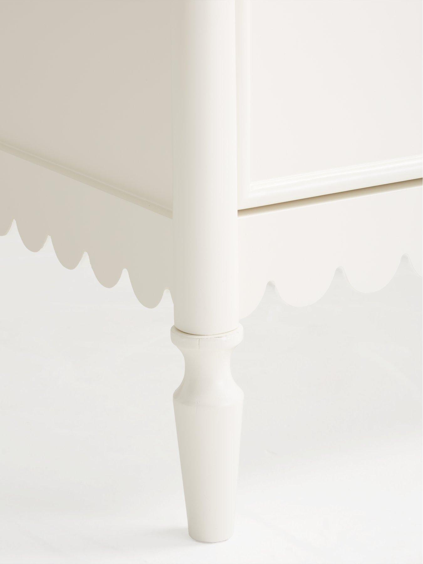 Image 5 of 7 of Very Home Scallop 3 Drawer Chest - Cream&nbsp;- FSC Certified